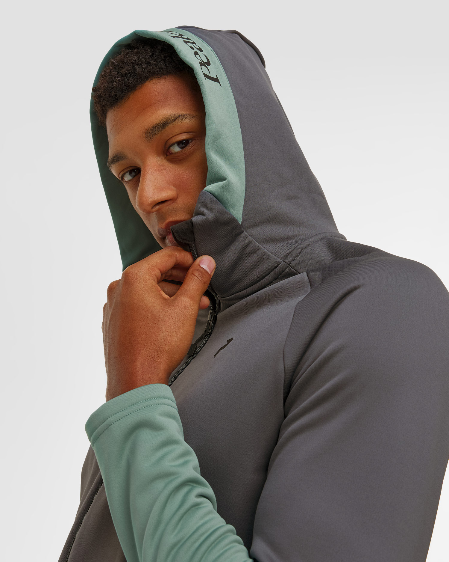 Peak Performance M Rider Essentials Zip Hood Kapuzenpullover für Herren helles Marineblau