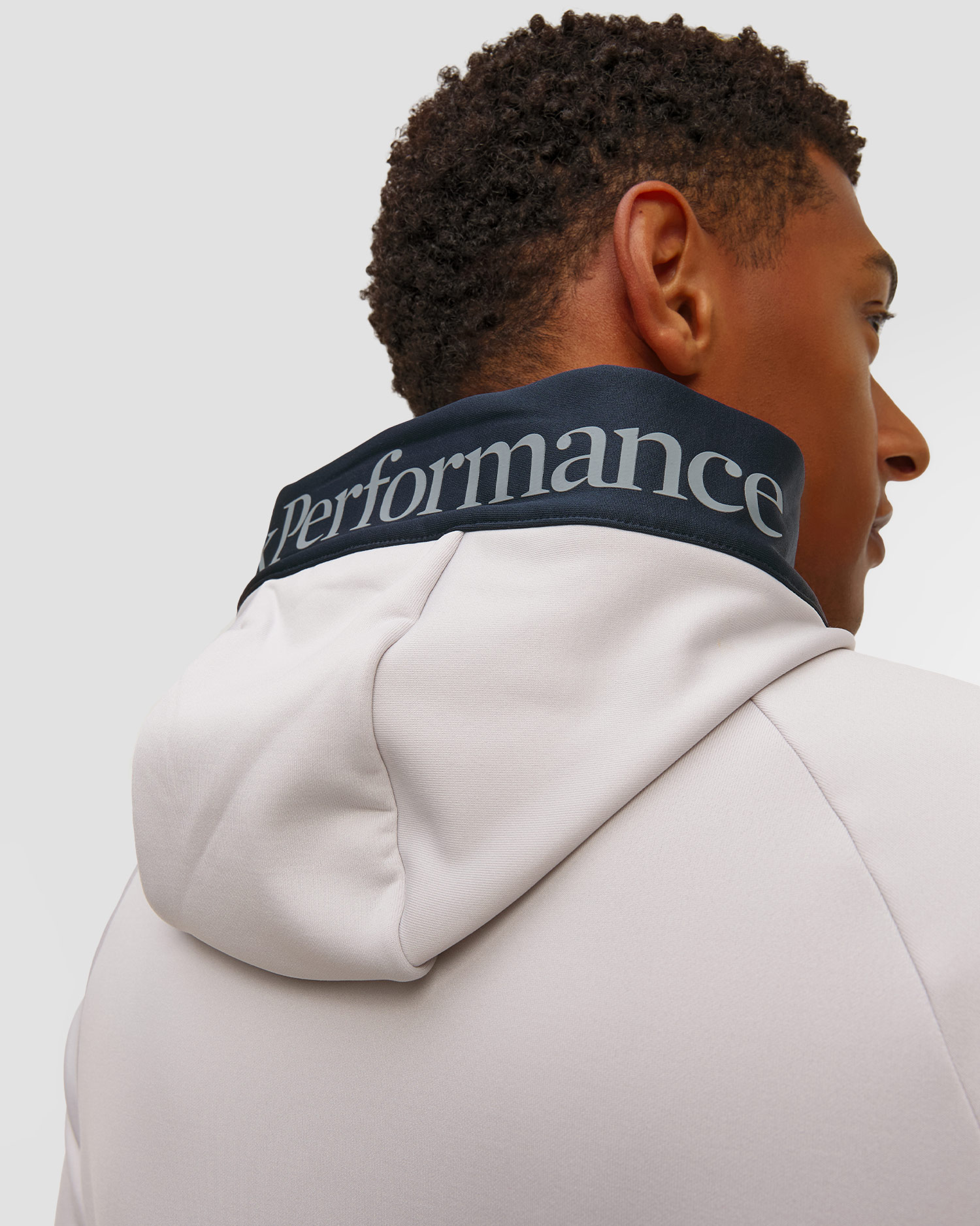 Peak Performance M Rider Essentials Zip Hood Kapuzenpullover für Herren in Weiß