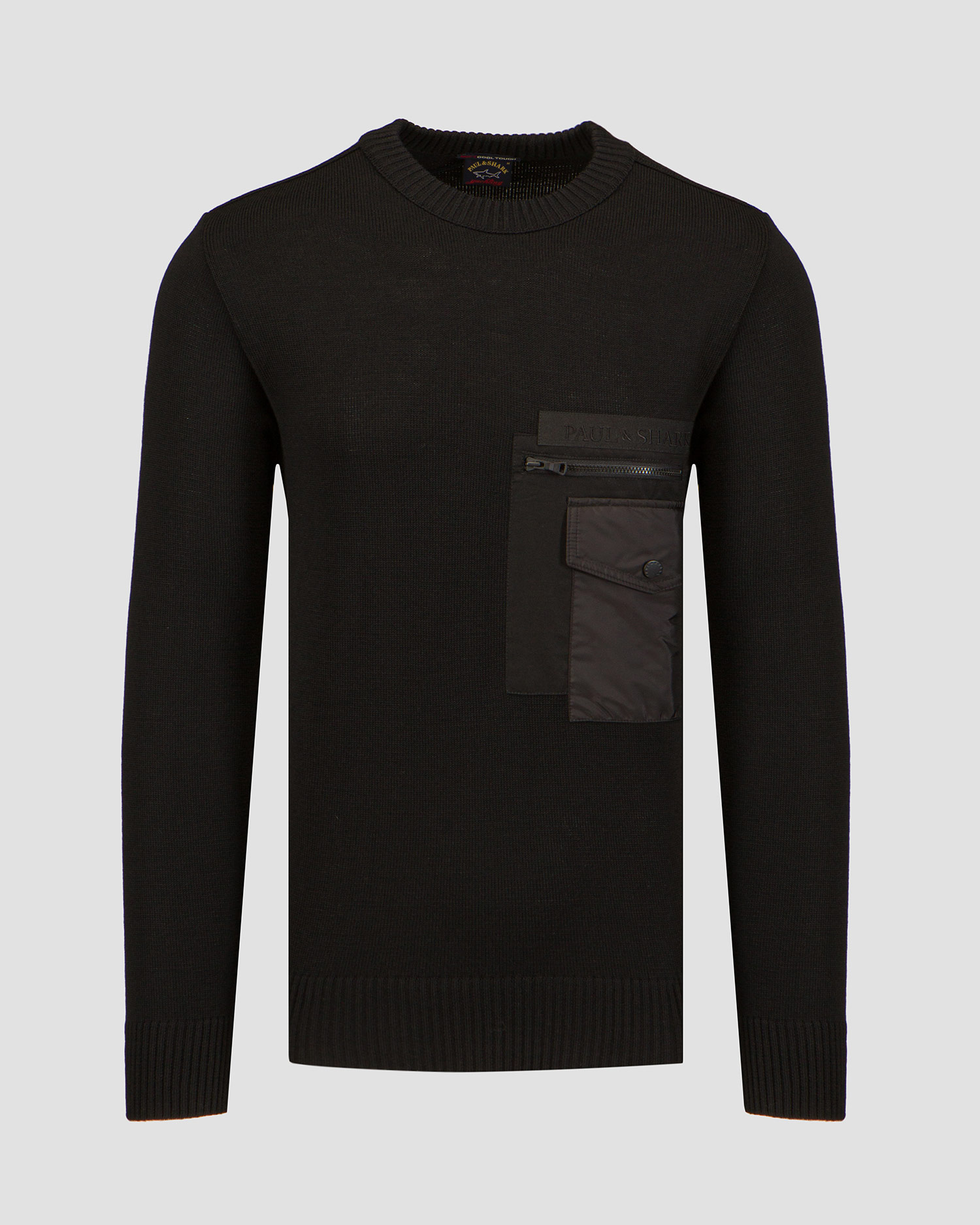 Paul&Shark Schwarz Wollpullover