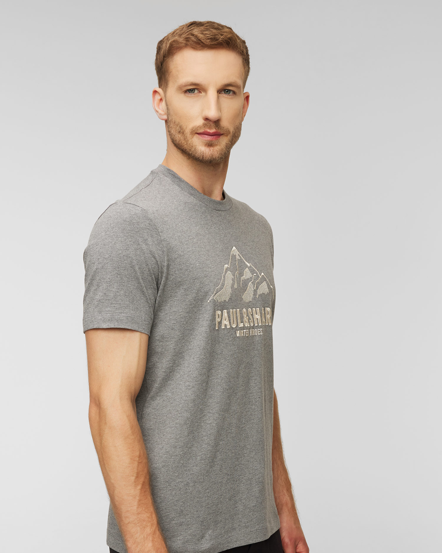 Tricou pentru bărbați Paul&Shark - gri