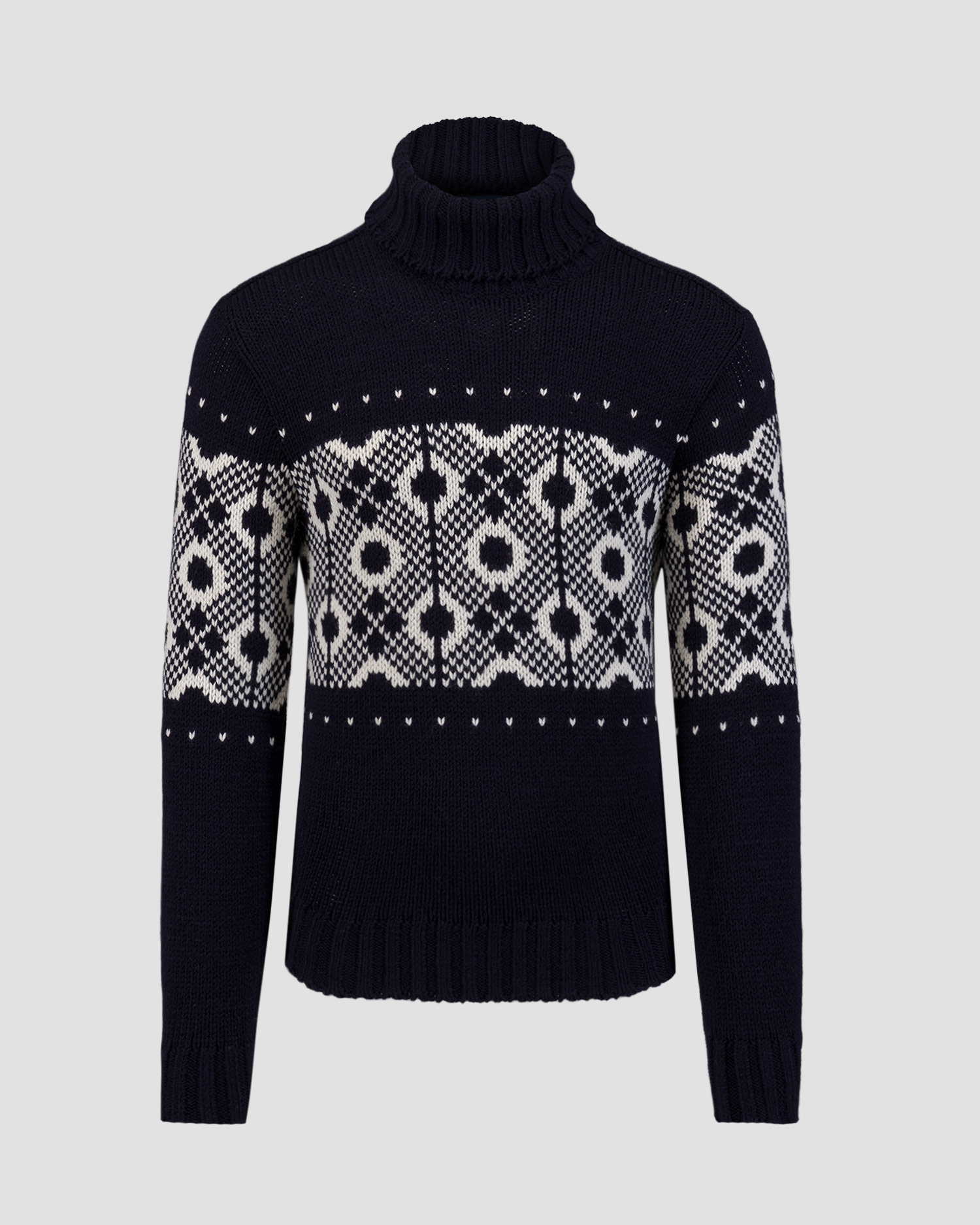 Pulover cu guler înalt din lână pentru bărbați Paul&Shark