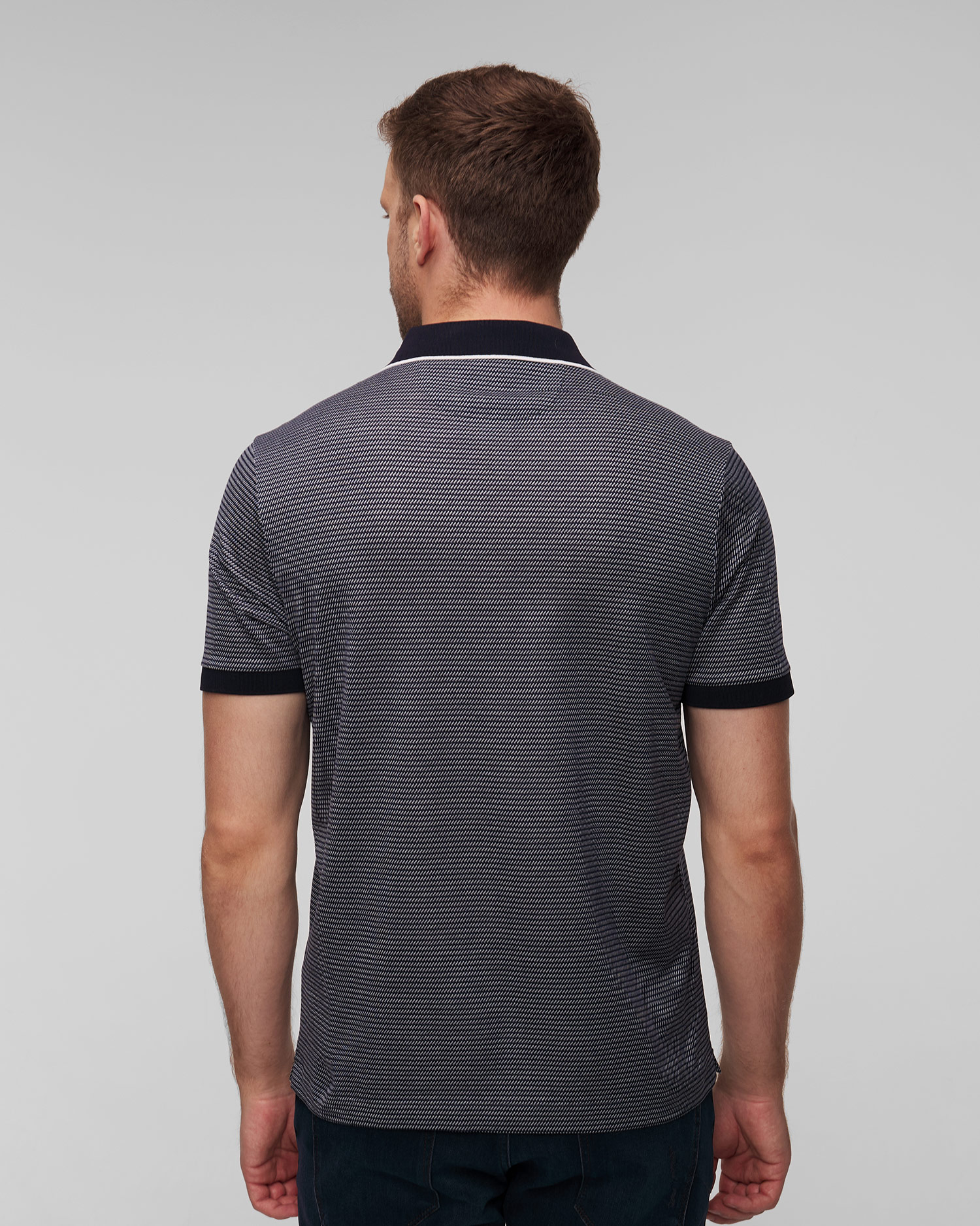 Tricou polo bleumarin pentru bărbați Paul&Shark