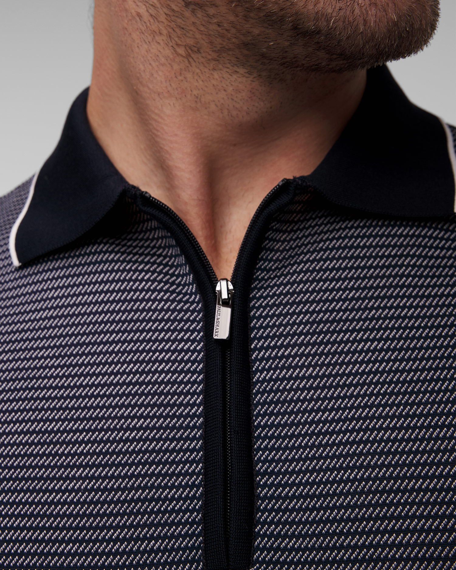 Men's navy blue polo Paul&Shark