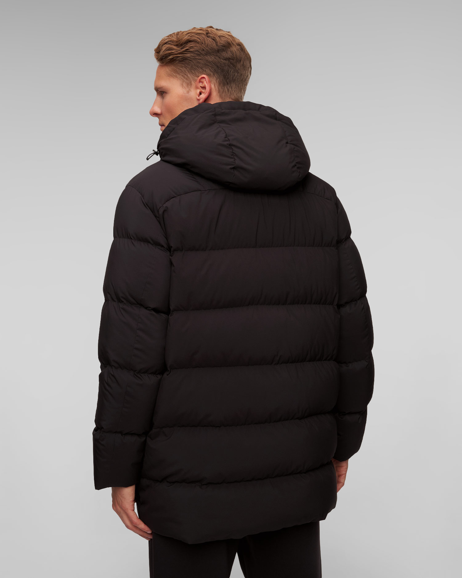 Men's black down jacket Paul&Shark Down Parka