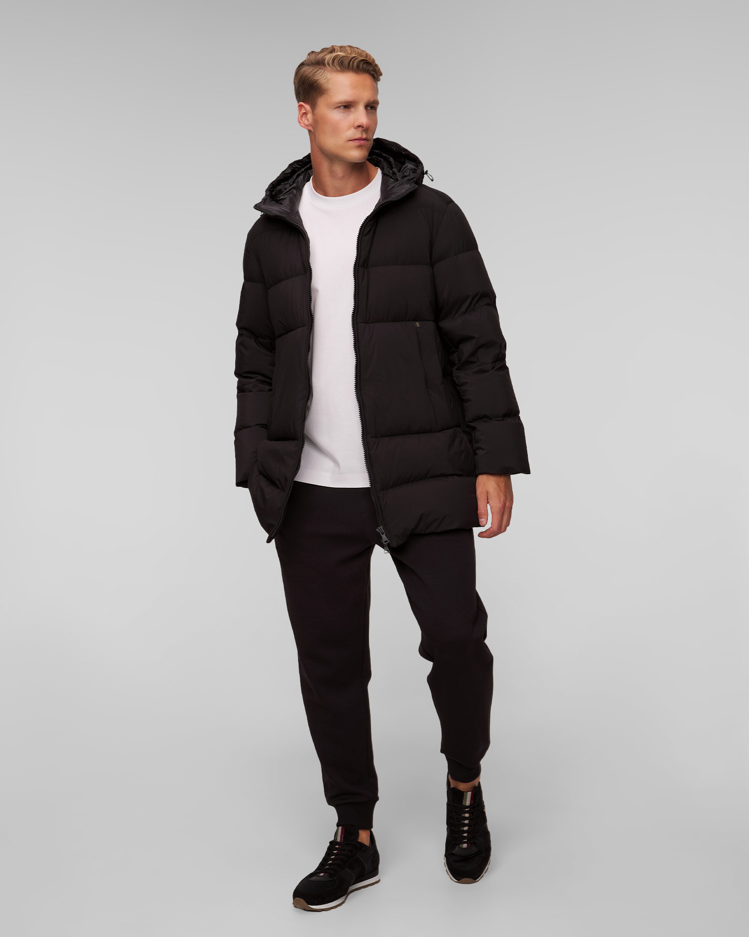 Men's black down jacket Paul&Shark Down Parka