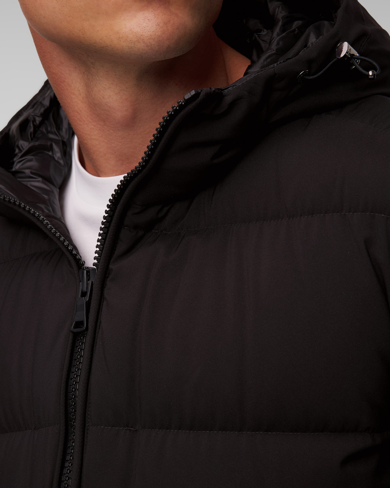 Men's black down jacket Paul&Shark Down Parka