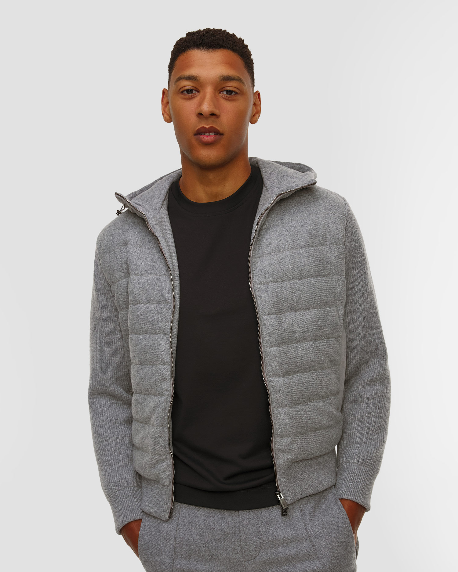 Veste en laine grise pour hommes Paul&Shark
