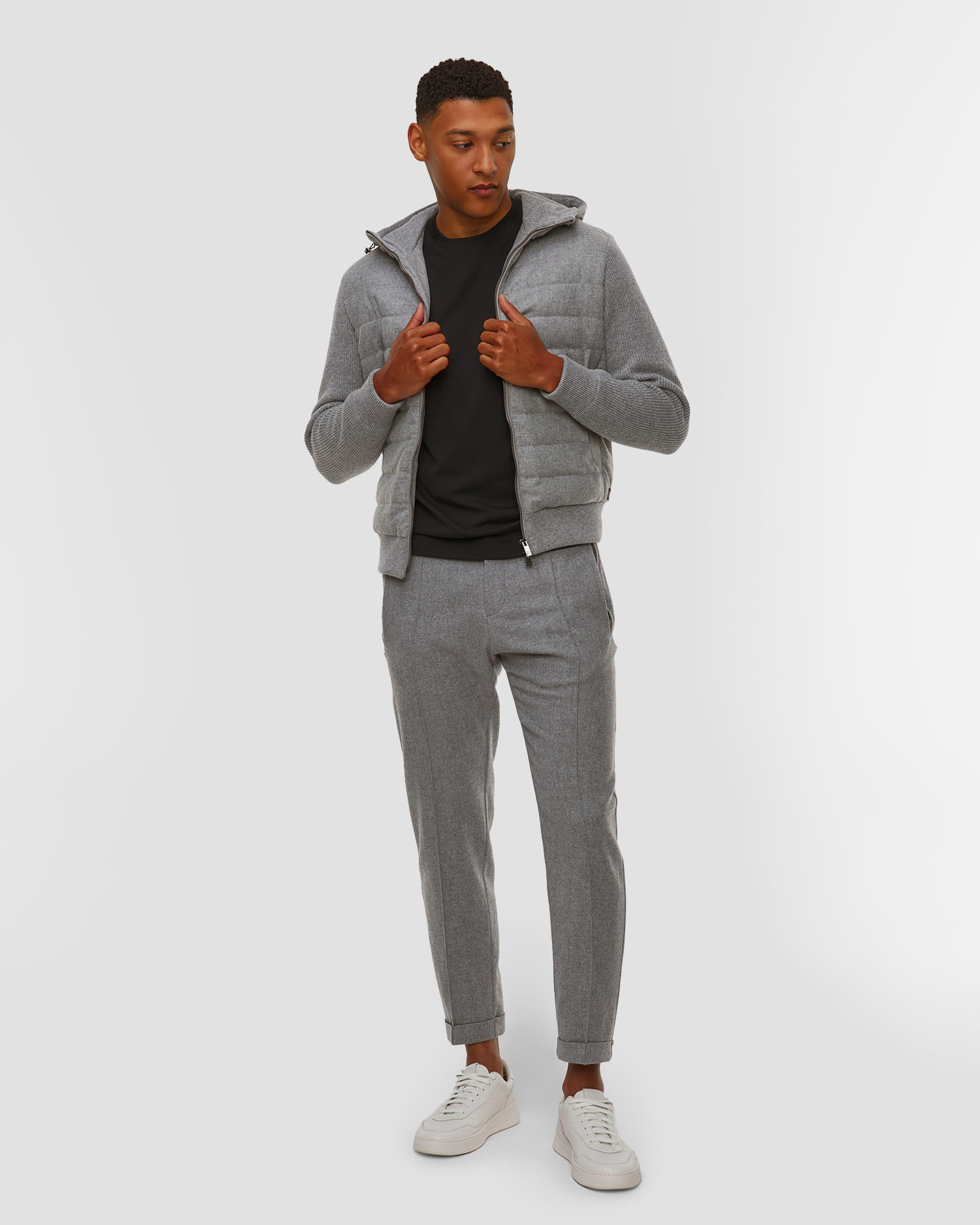 Veste en laine grise pour hommes Paul&Shark