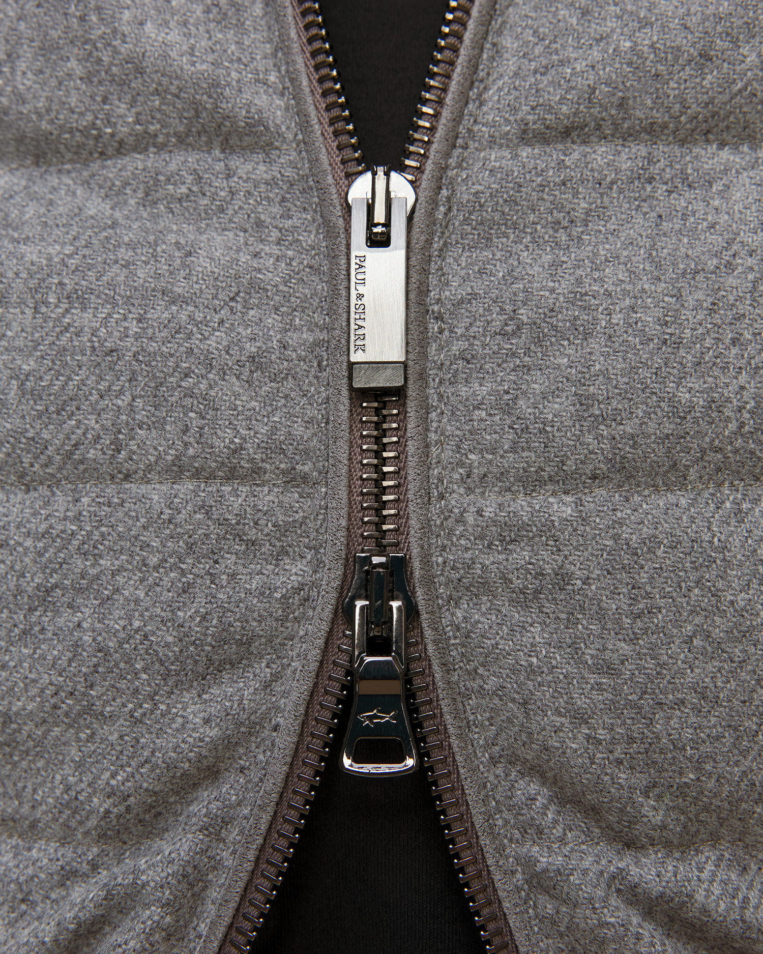 Szara kurtka wełniana męska Paul&Shark