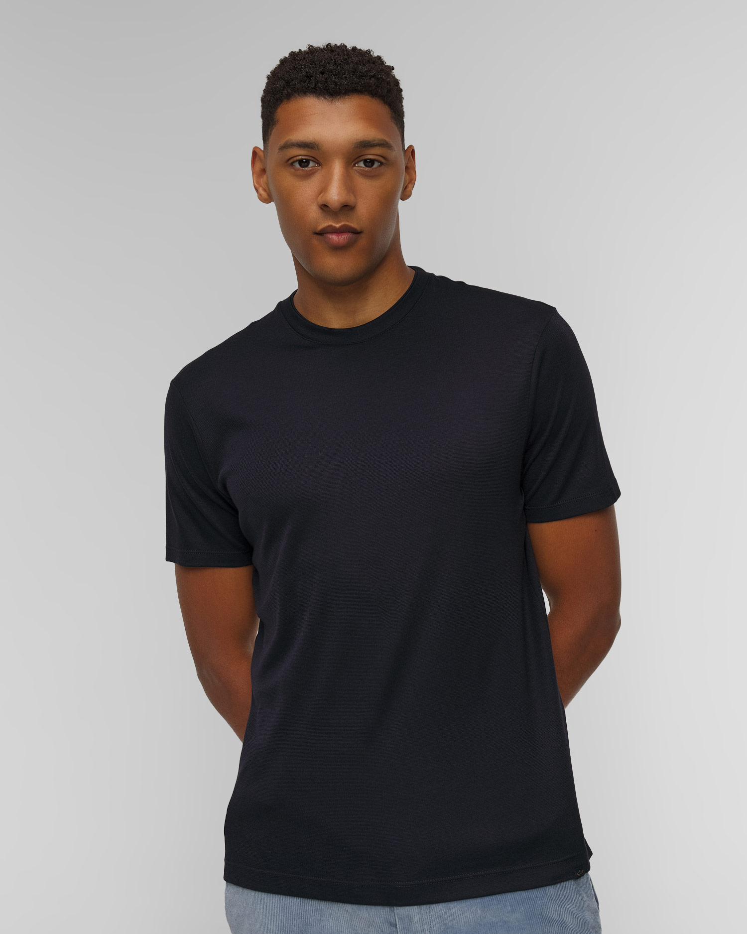 T-shirt bleu marine pour hommes Paul&Shark 