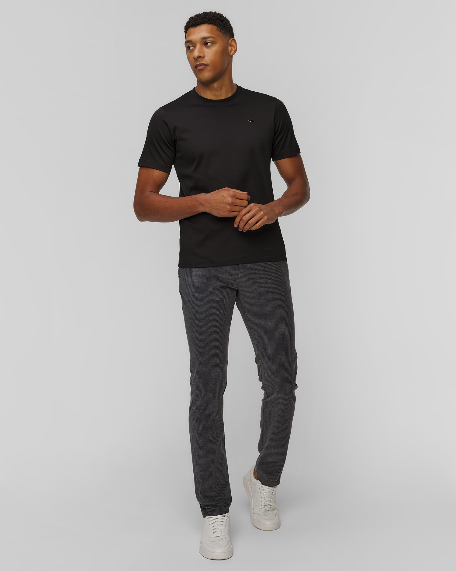T-shirt bleu marine pour hommes Paul&Shark 