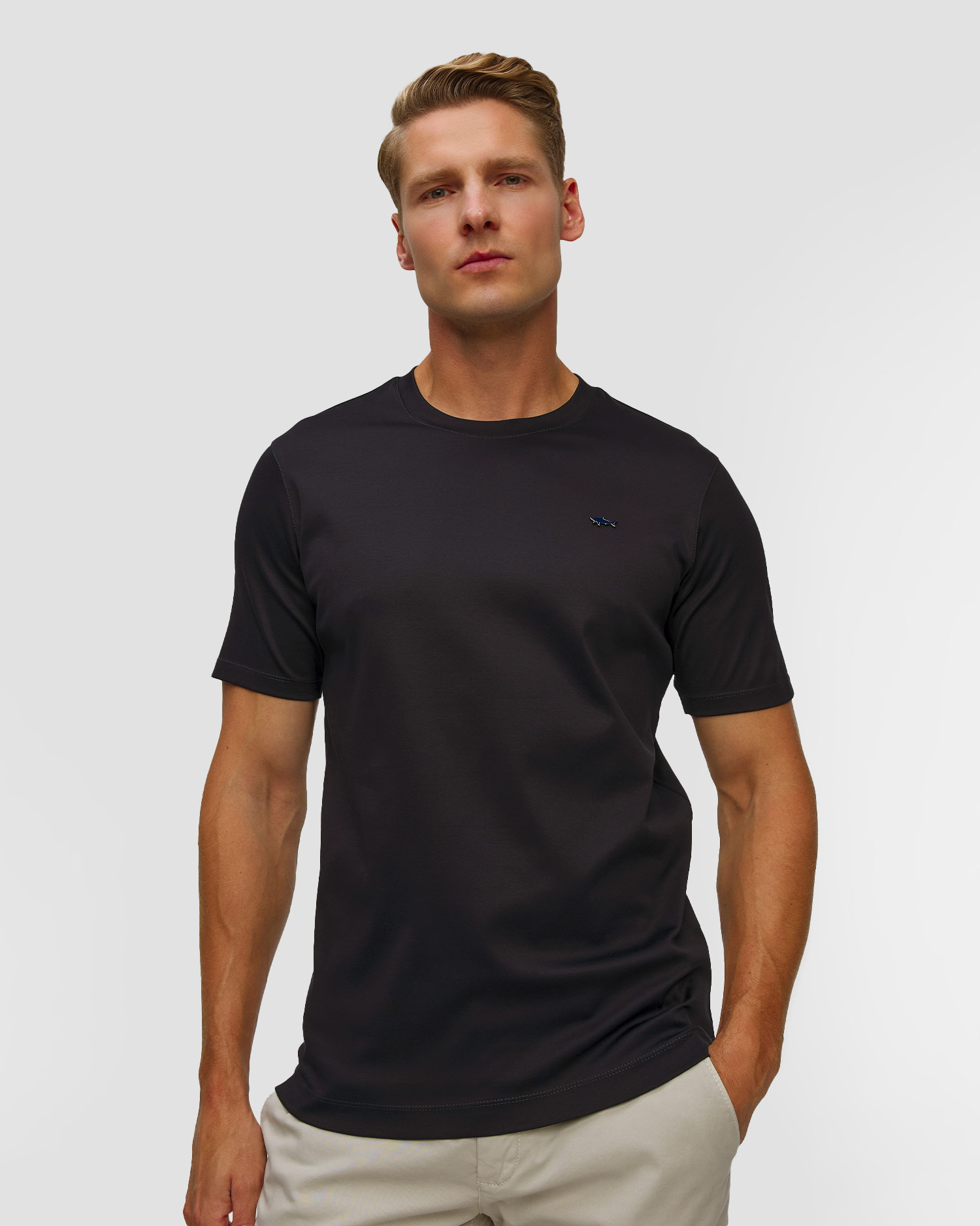 Granatowy T-shirt męski Paul&Shark