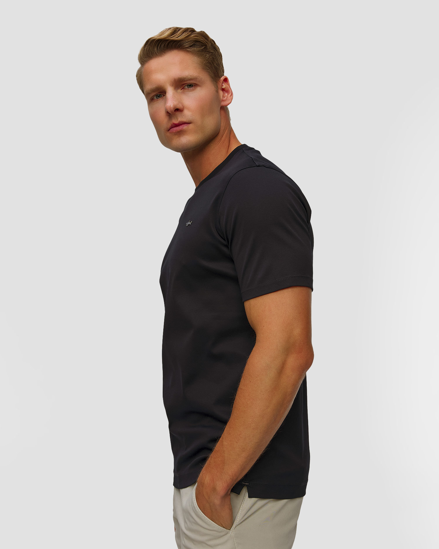 Granatowy T-shirt męski Paul&Shark