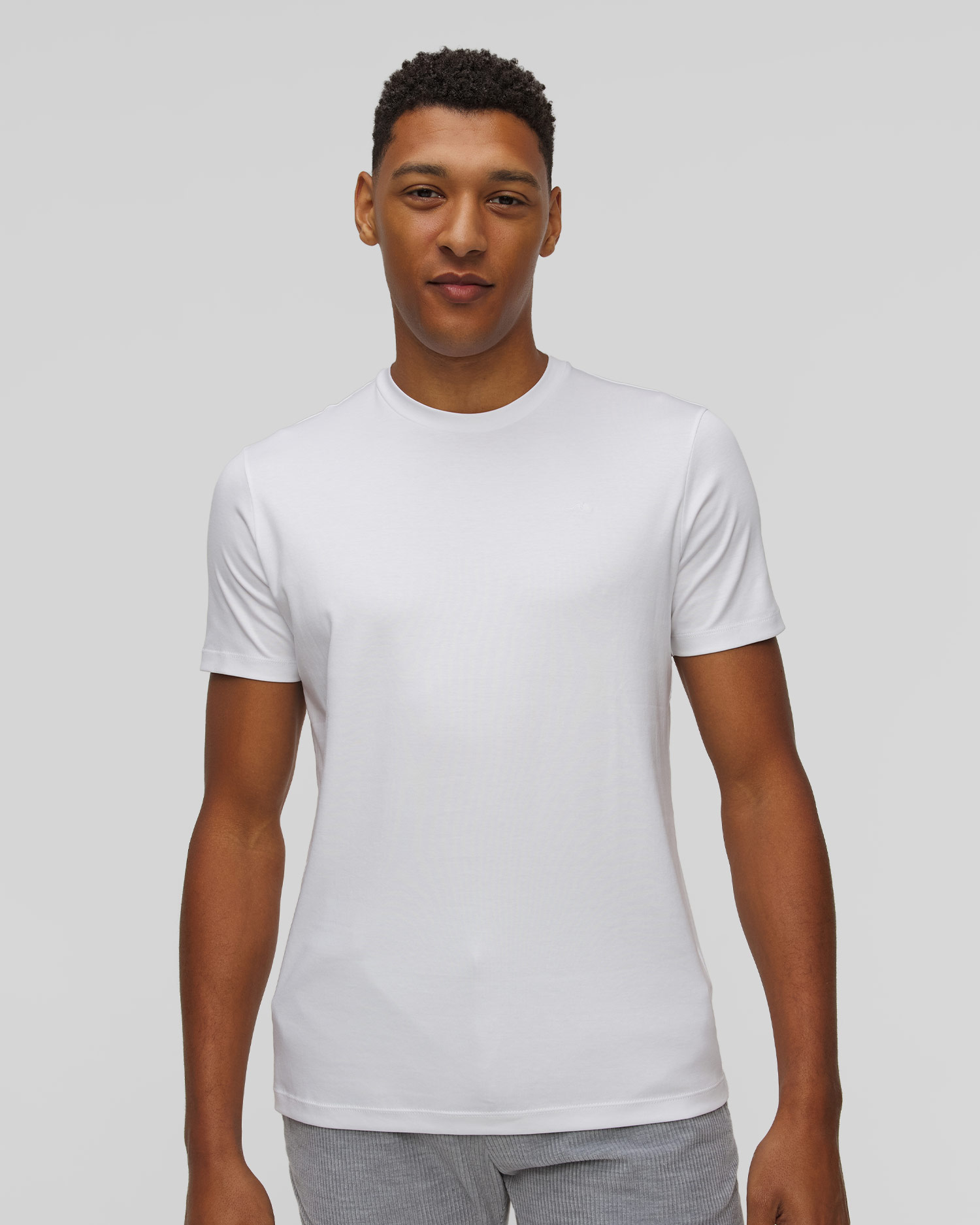 Biały T-shirt męski Paul&Shark, Kolor/Wzór: Biały