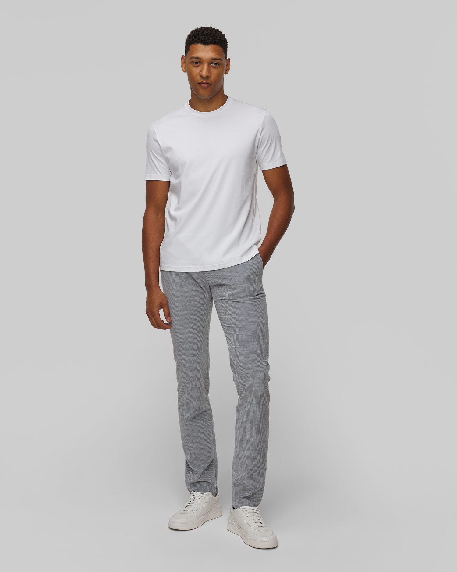 Biały T-shirt męski Paul&Shark