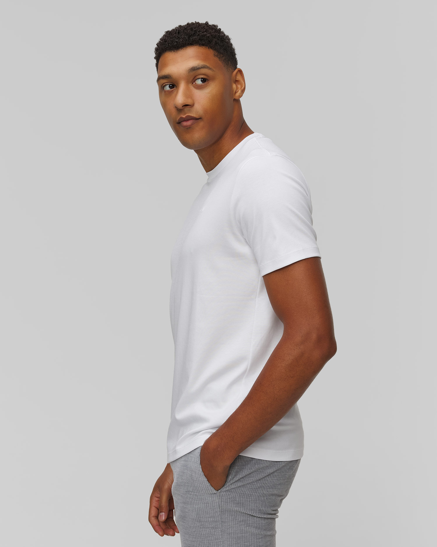 Biały T-shirt męski Paul&Shark