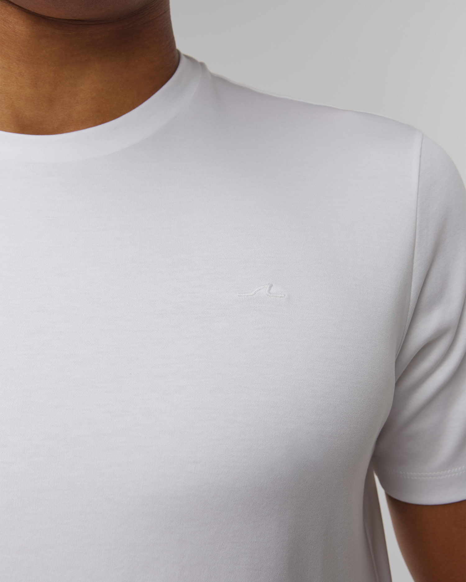 Biały T-shirt męski Paul&Shark