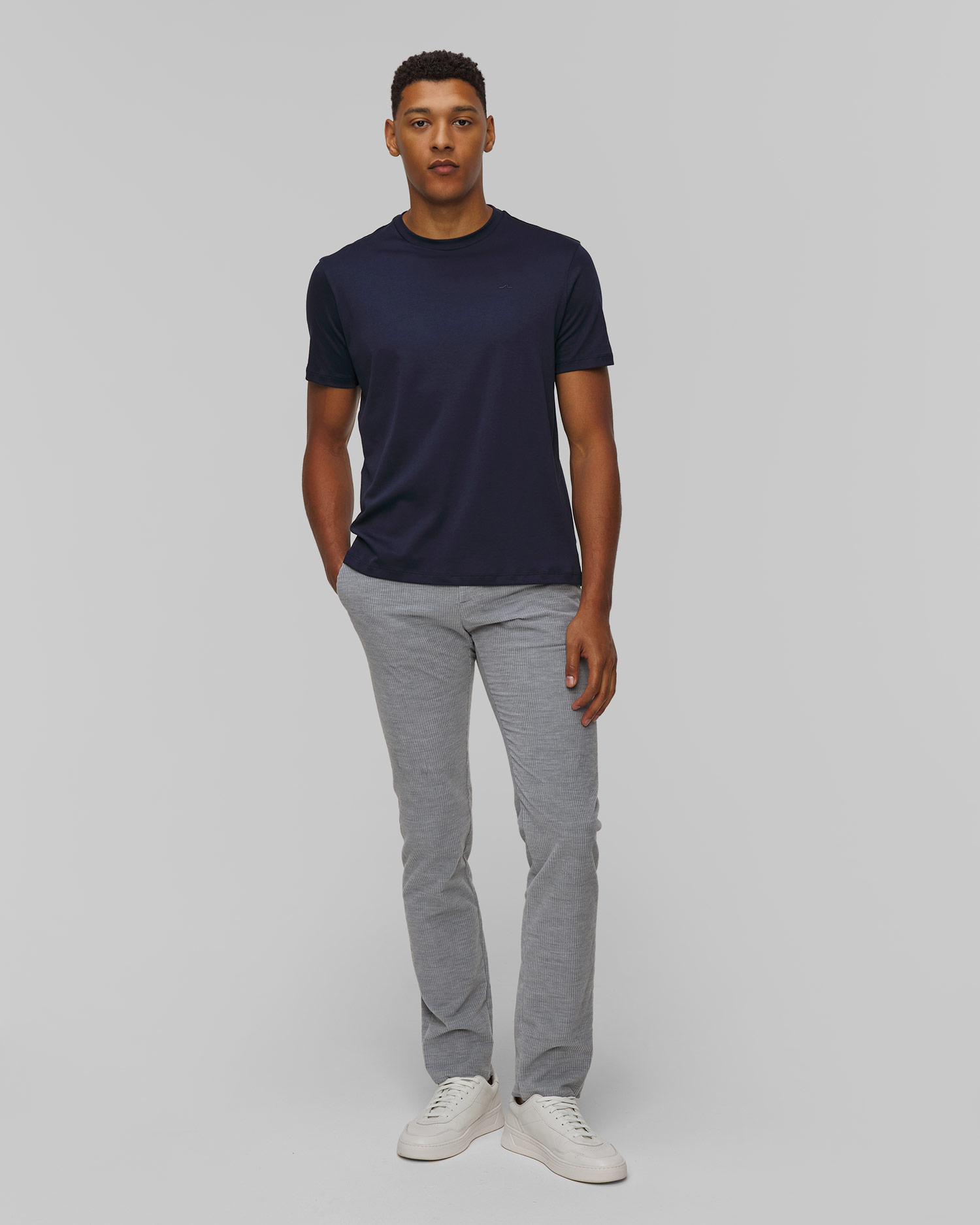 T-shirt bleu marine pour hommes Paul&Shark  