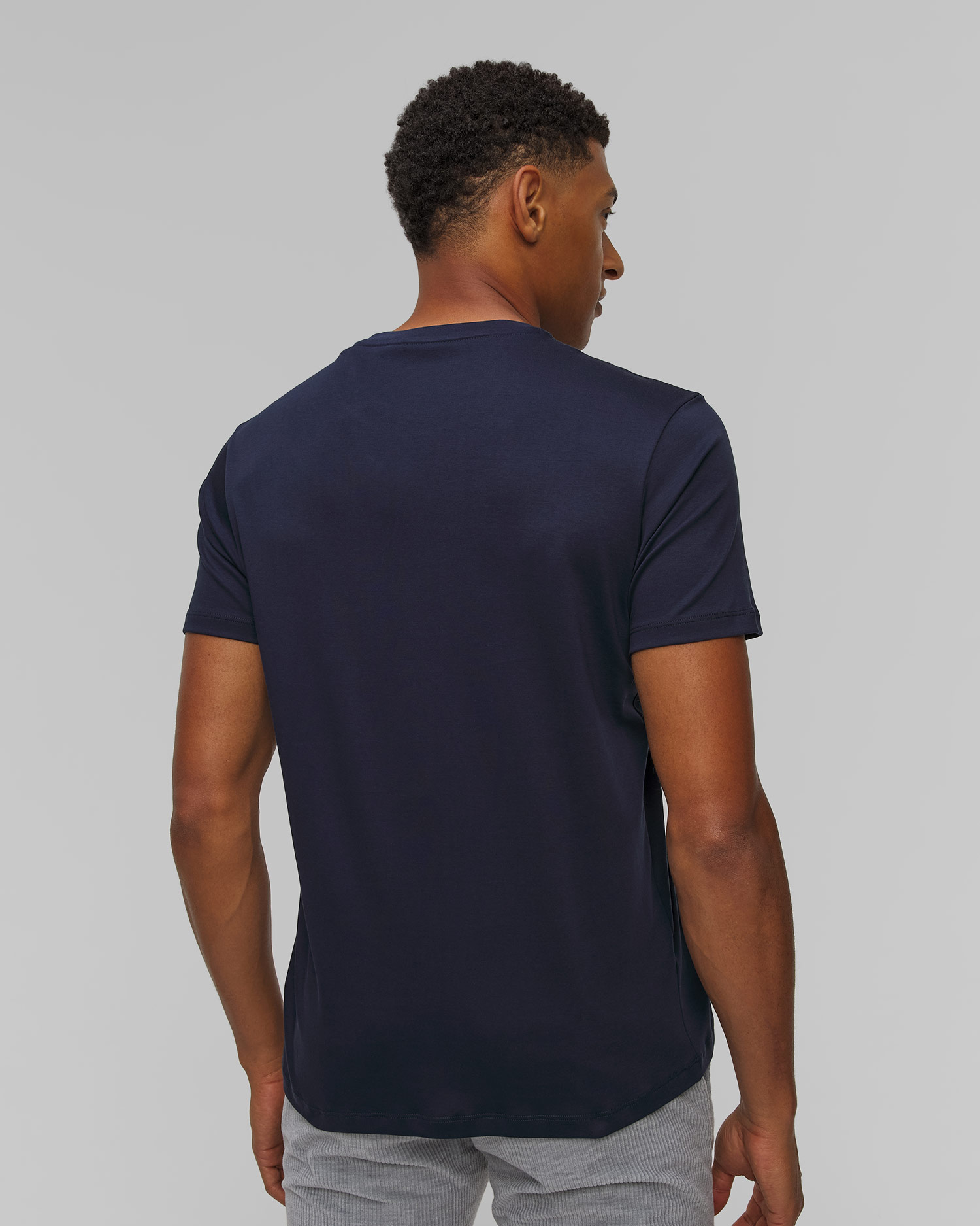 T-shirt bleu marine pour hommes Paul&Shark  