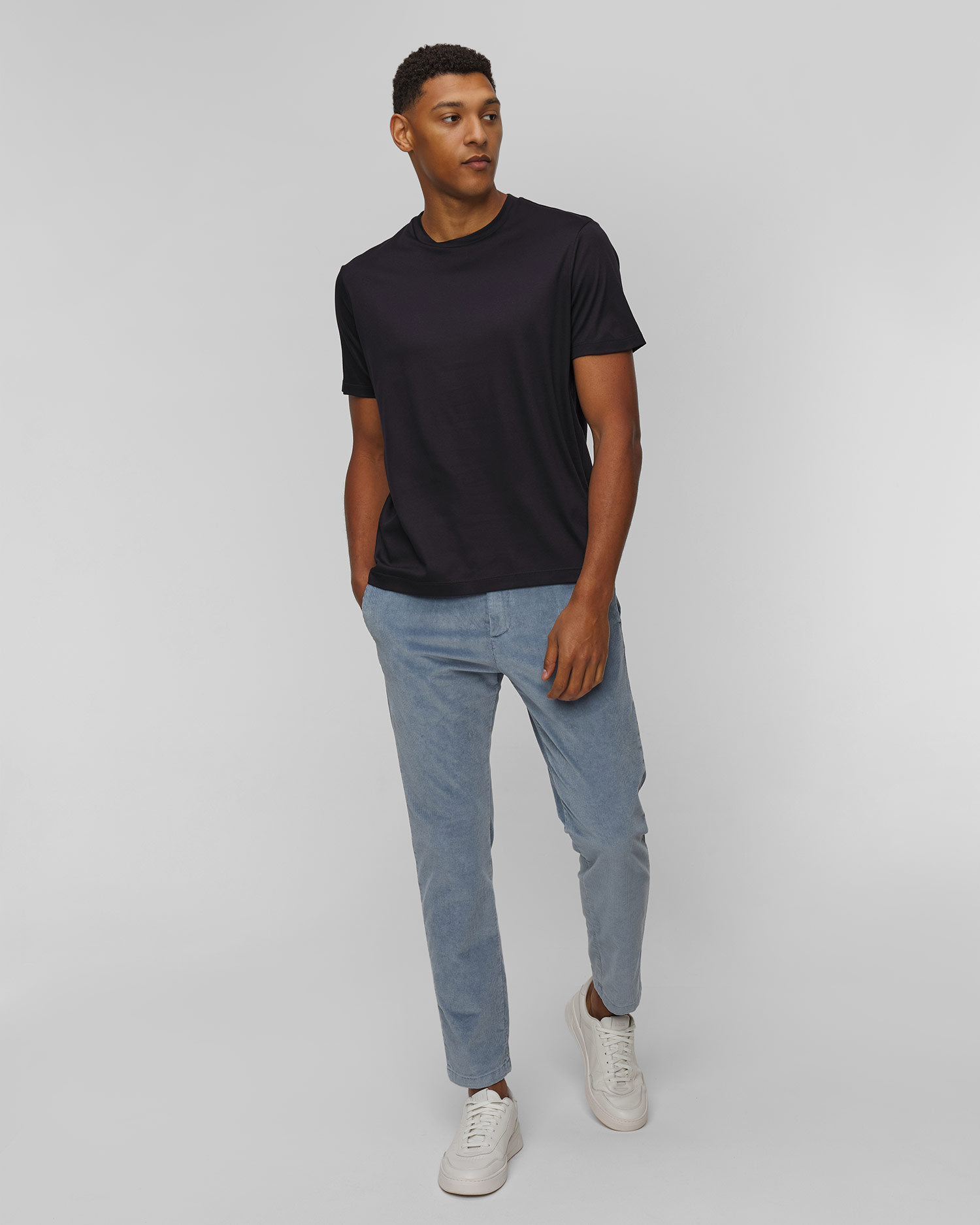 T-shirt bleu marine pour hommes Paul&Shark 
