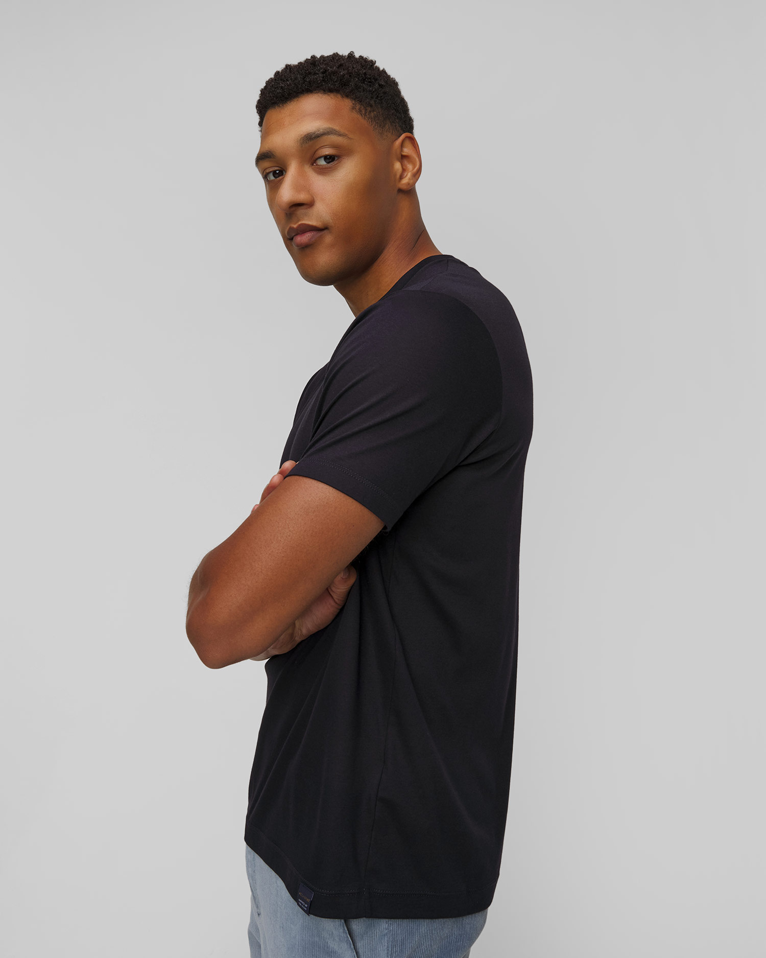 Granatowy T-shirt męski Paul&Shark