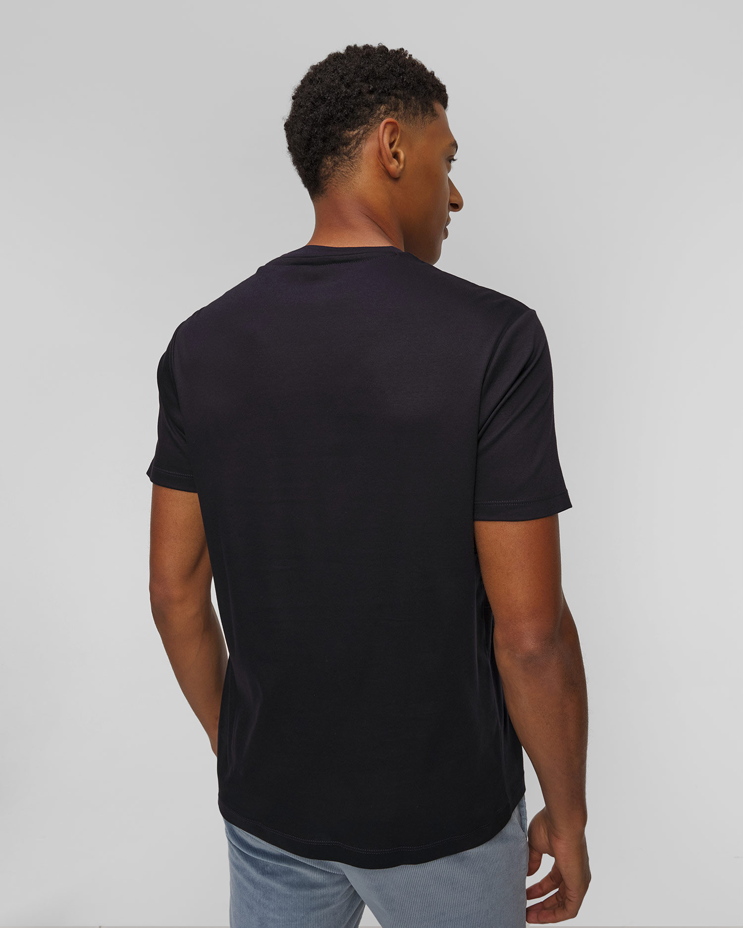 T-shirt bleu marine pour hommes Paul&Shark 
