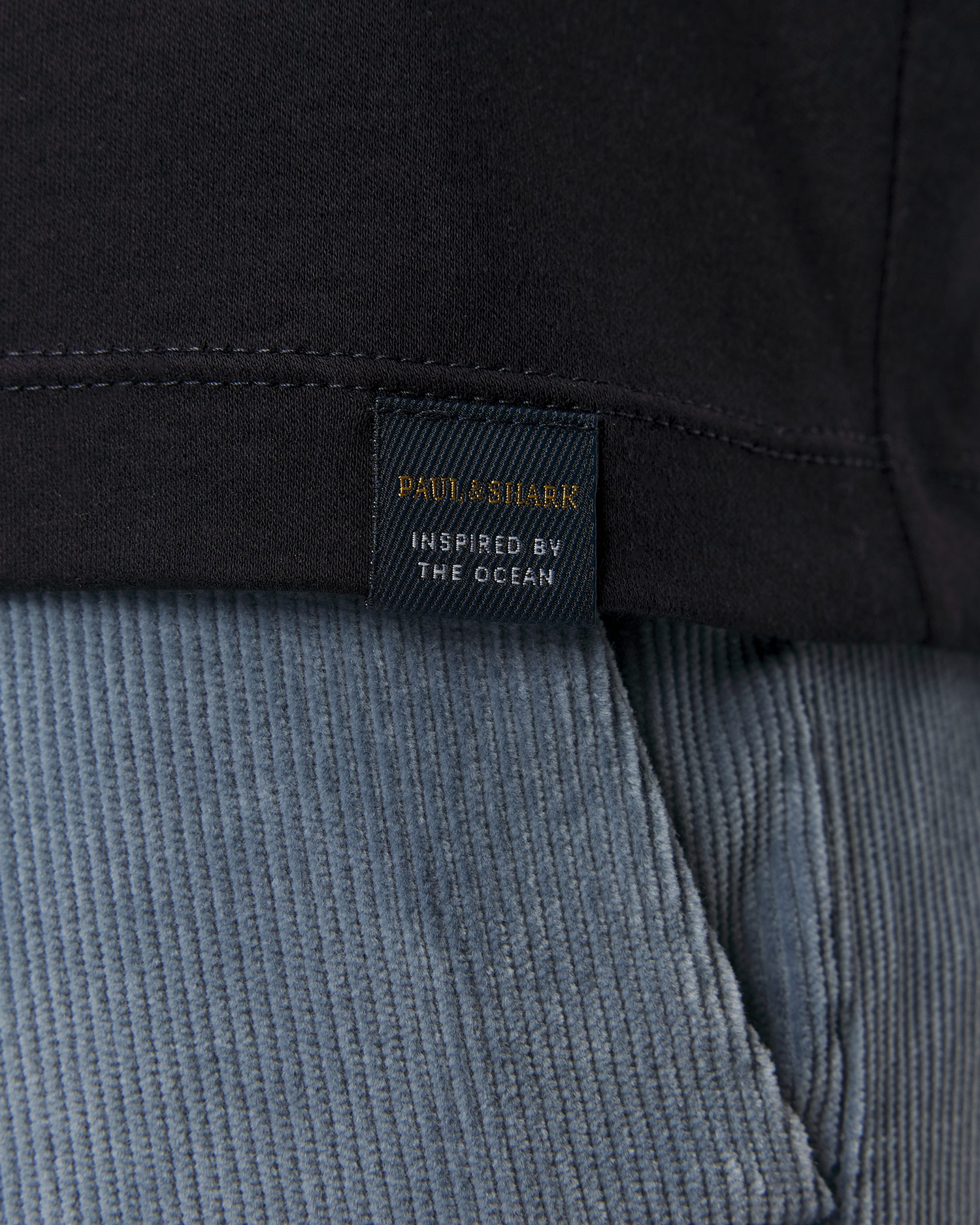 T-shirt bleu marine pour hommes Paul&Shark 