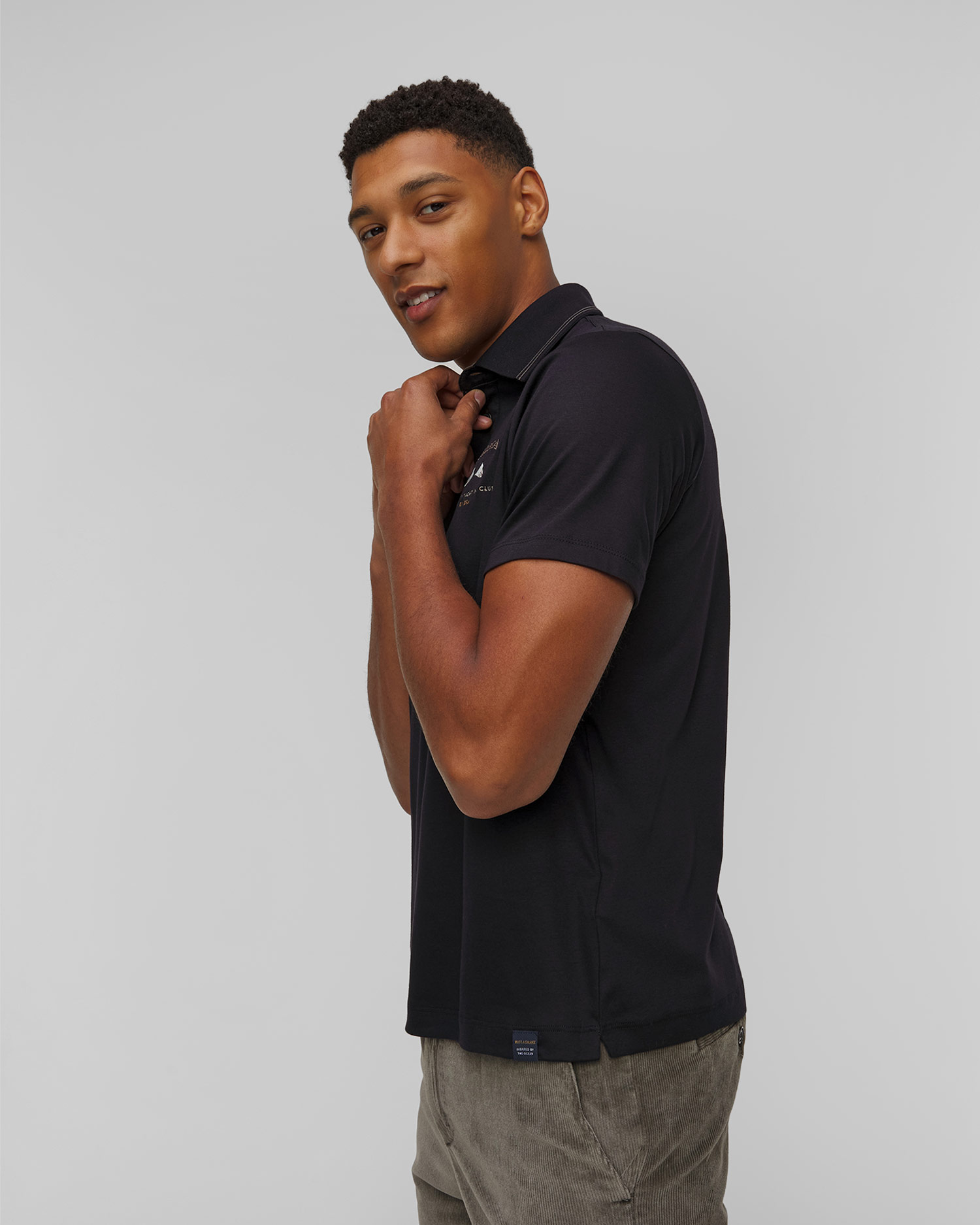 Polo bleu marine pour hommes Paul&Shark