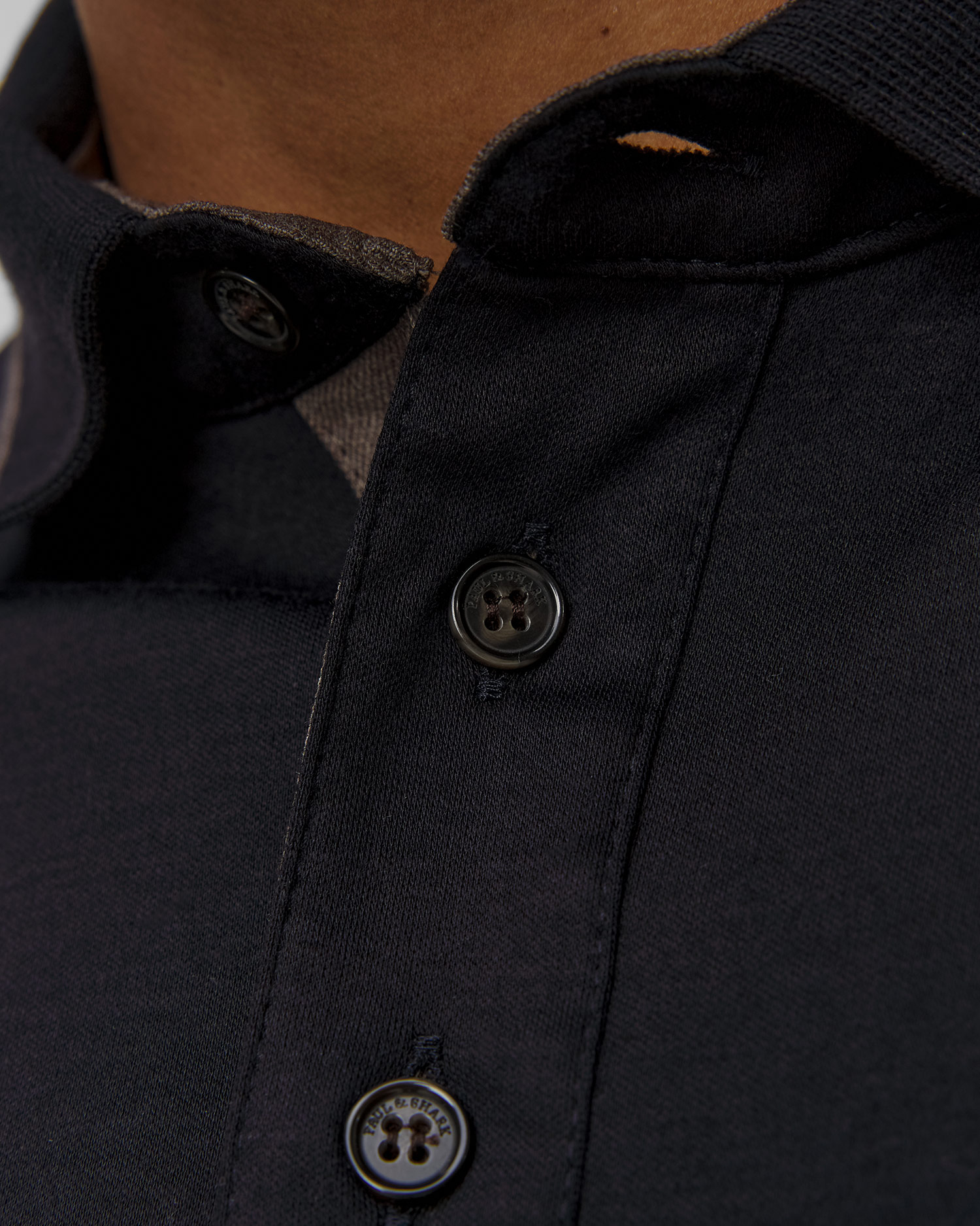 Polo bleu marine pour hommes Paul&Shark