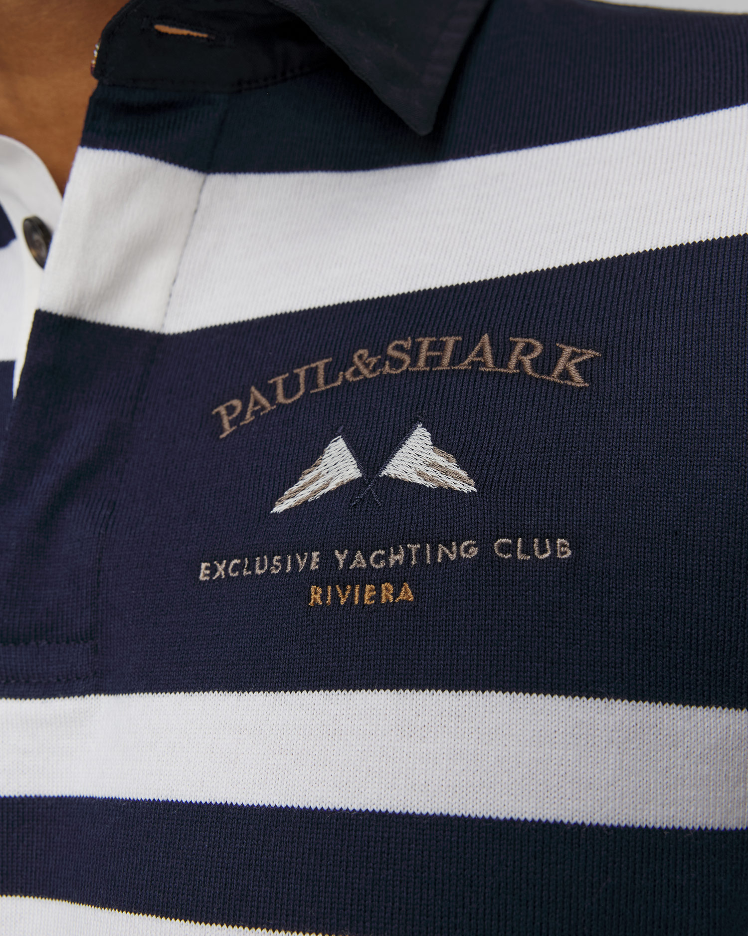 Polo rayé pour hommes Paul&Shark