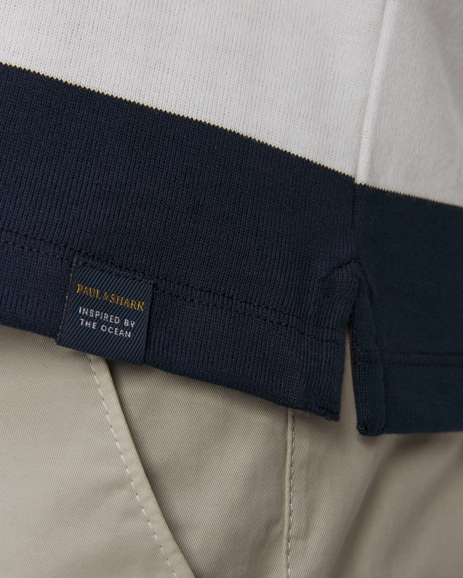 Polo w pasy męskie Paul&Shark