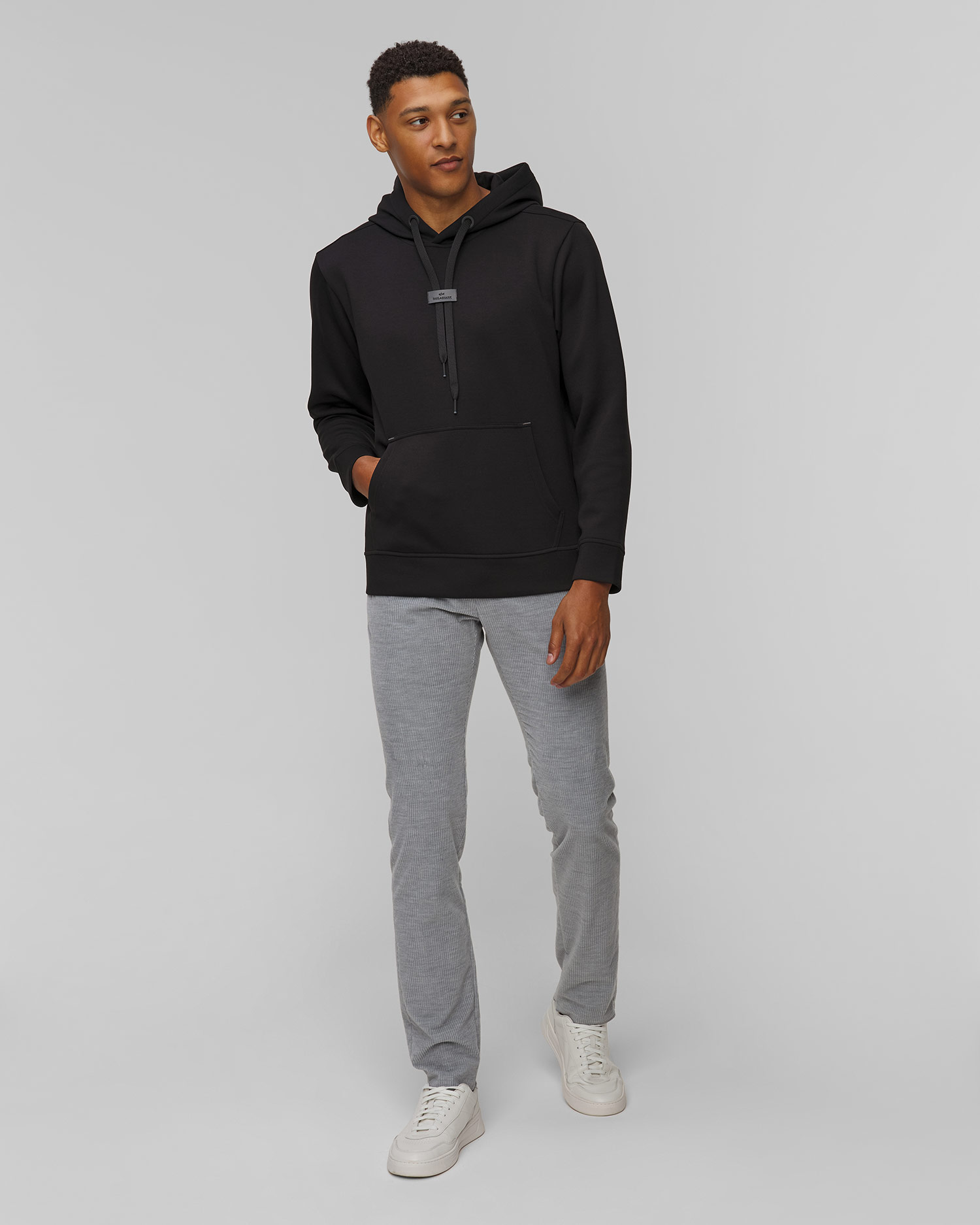 Sweat-shirt à capuche noir pour hommes Paul&Shark, Couleur: Czarny
