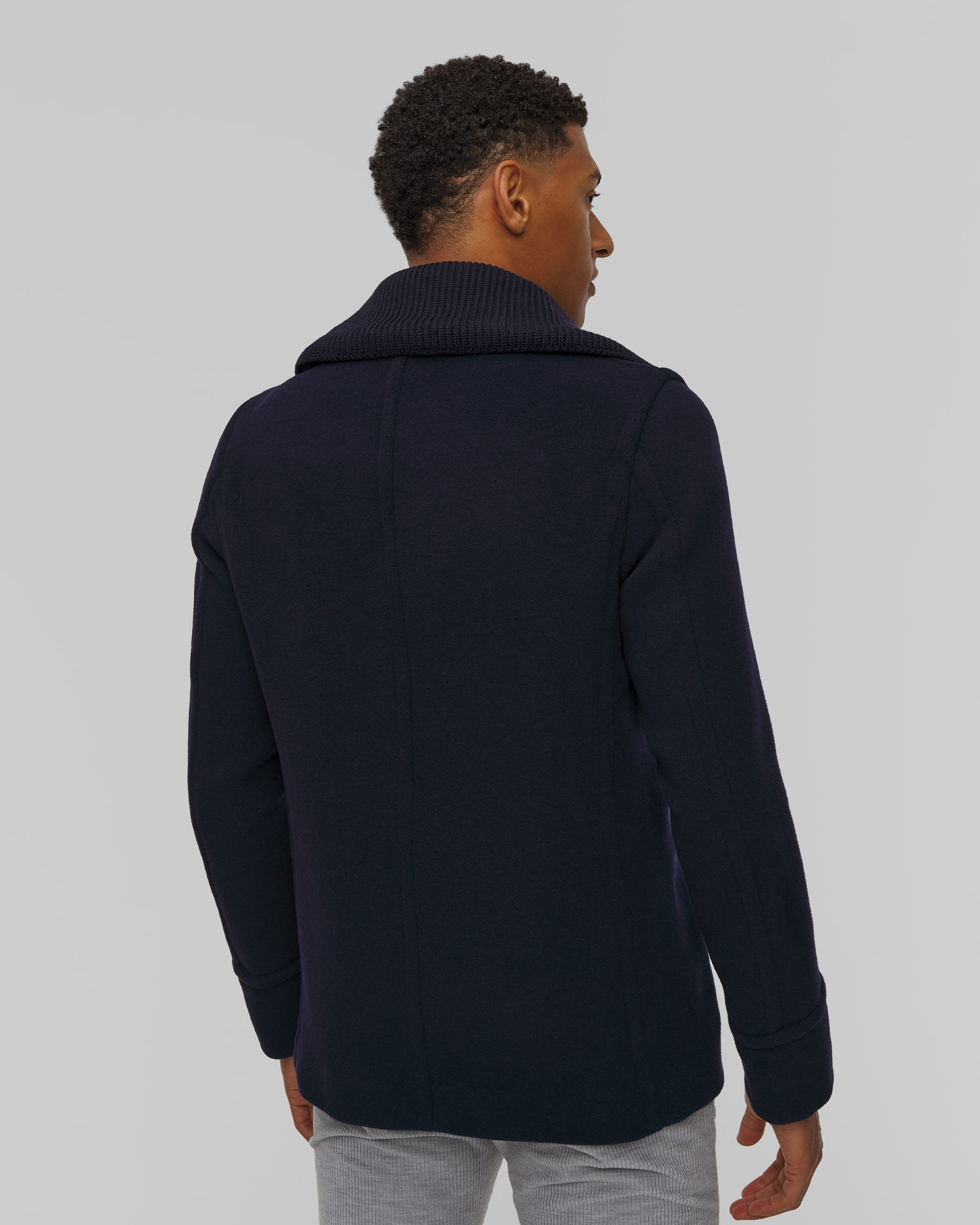 Veste en laine bleu marine pour hommes Paul&Shark