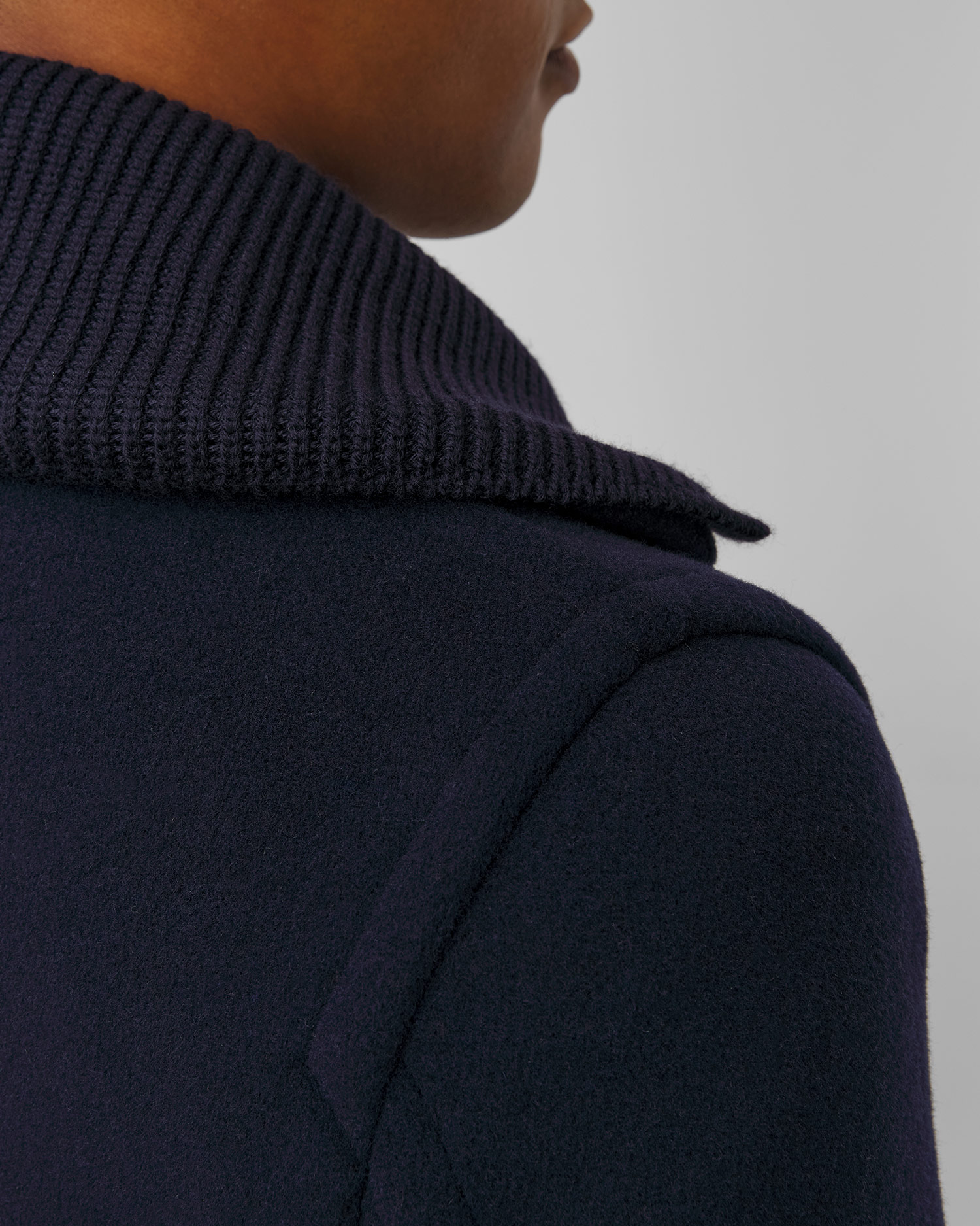 Wełniana granatowa kurtka męska Paul&Shark