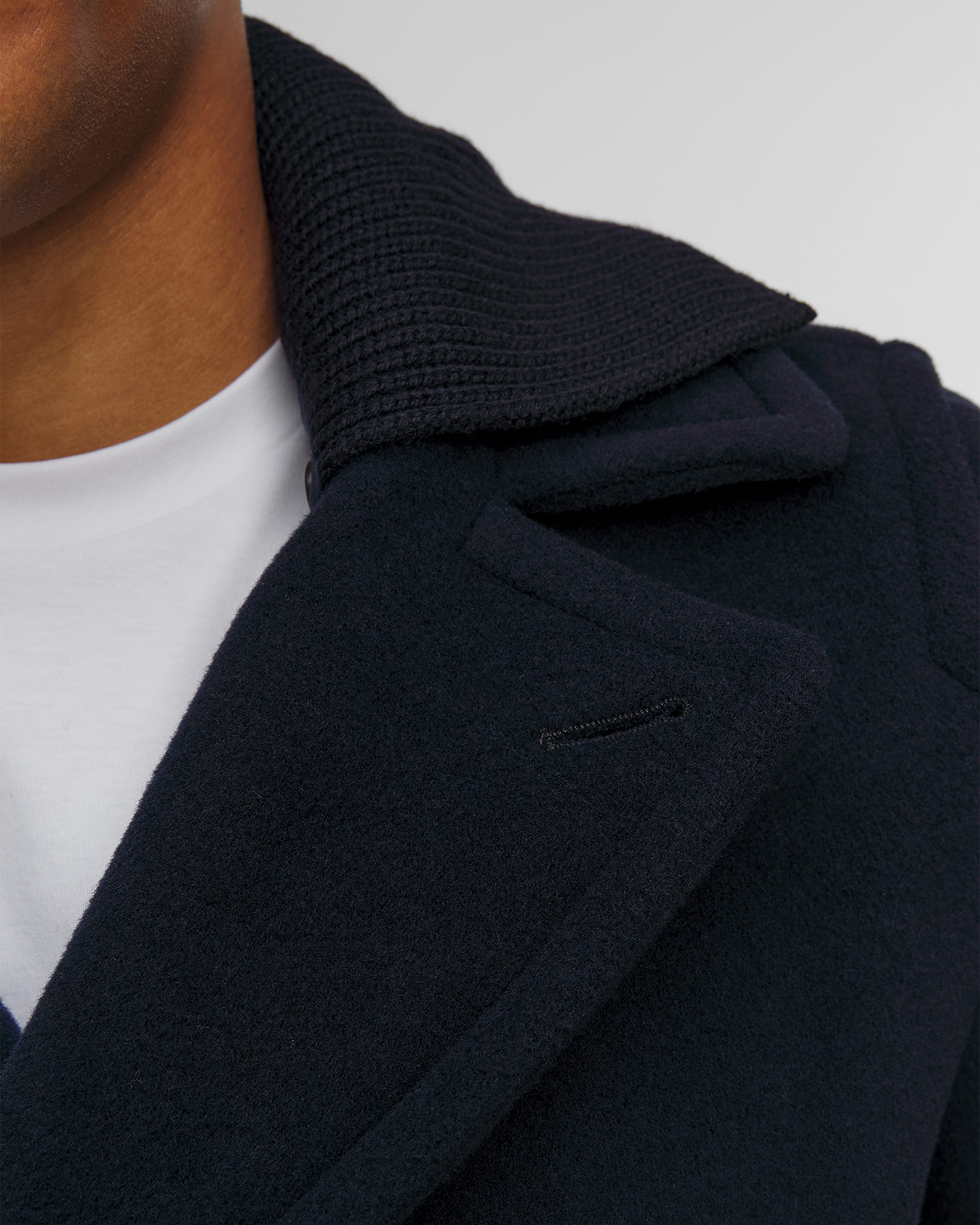 Wełniana granatowa kurtka męska Paul&Shark