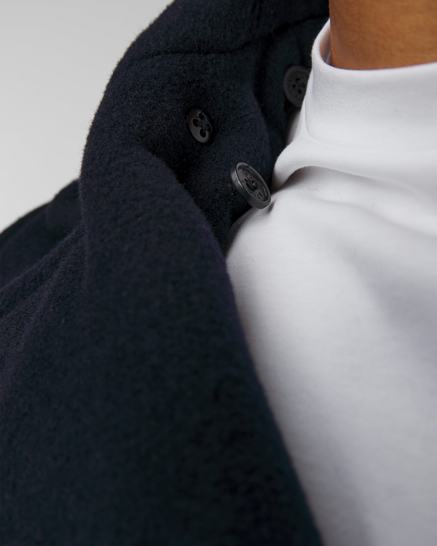 Wełniana granatowa kurtka męska Paul&Shark