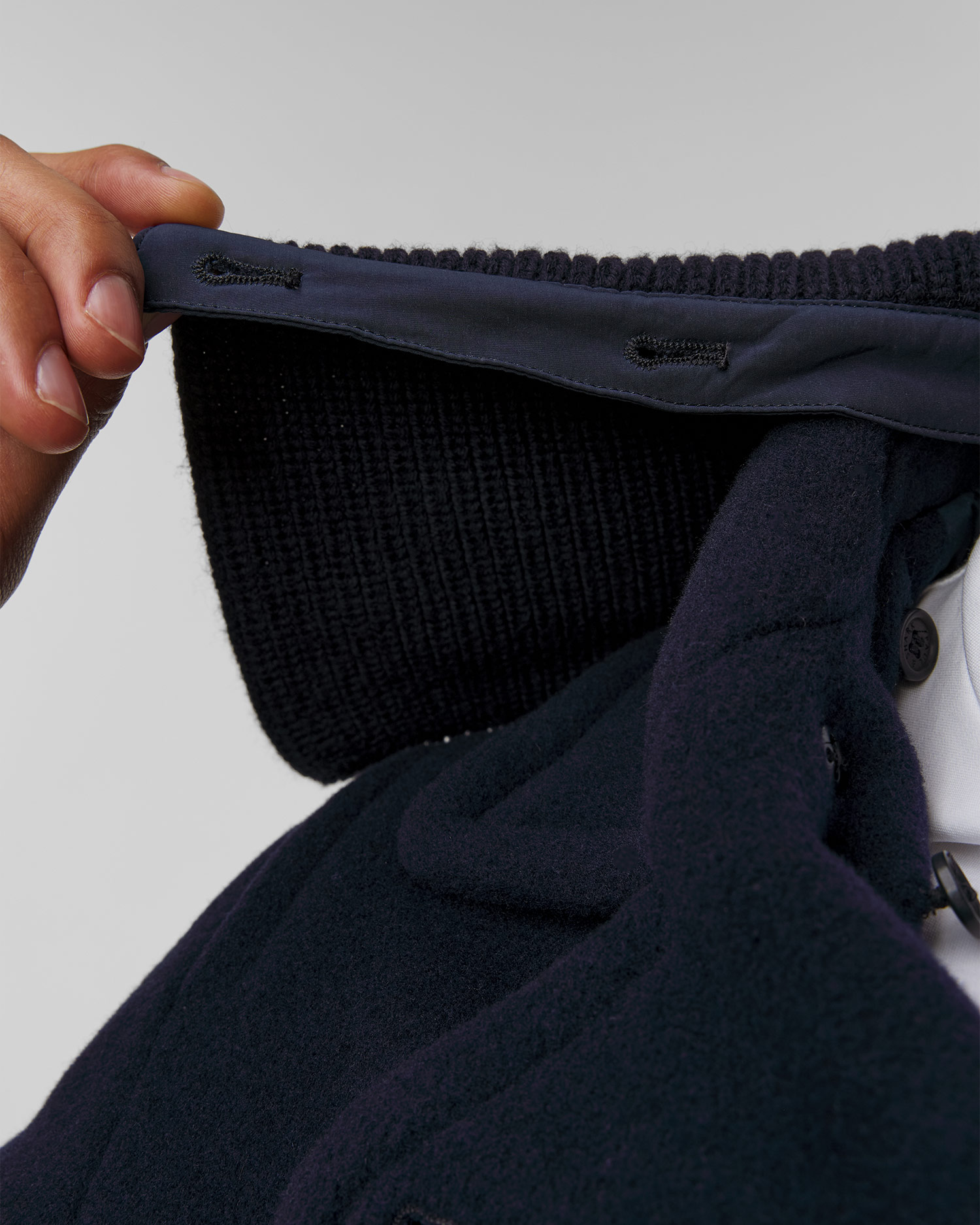 Wełniana granatowa kurtka męska Paul&Shark