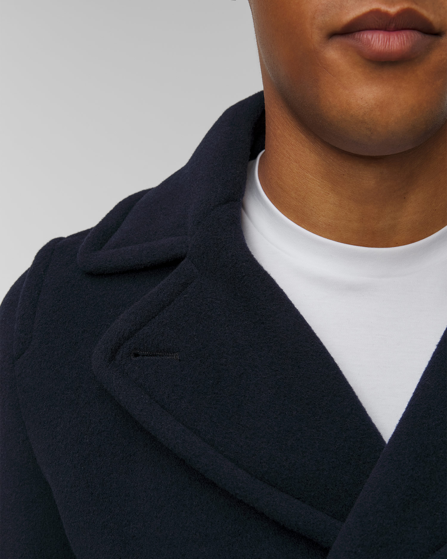 Wełniana granatowa kurtka męska Paul&Shark