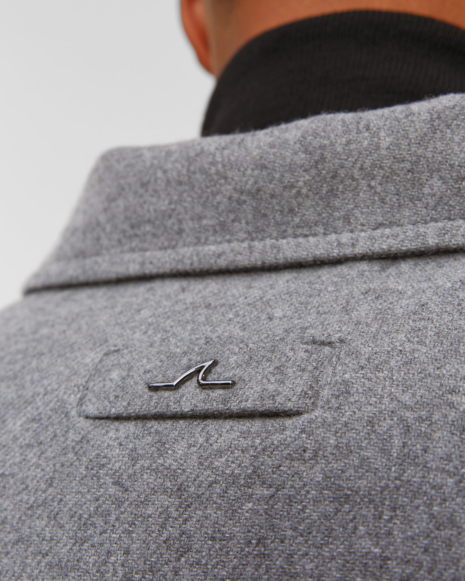 Szara koszula wełniana męska Paul&Shark