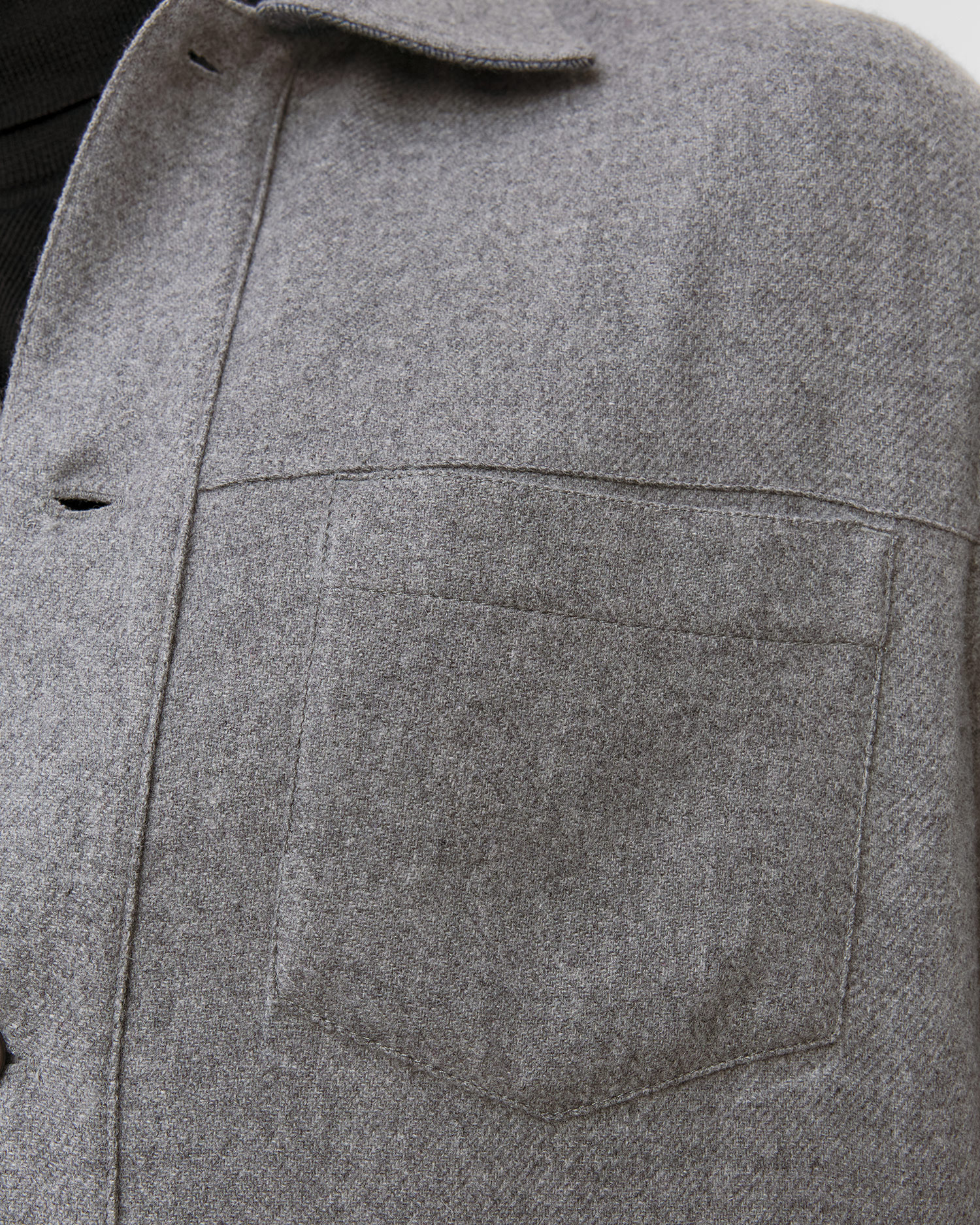 Szara koszula wełniana męska Paul&Shark