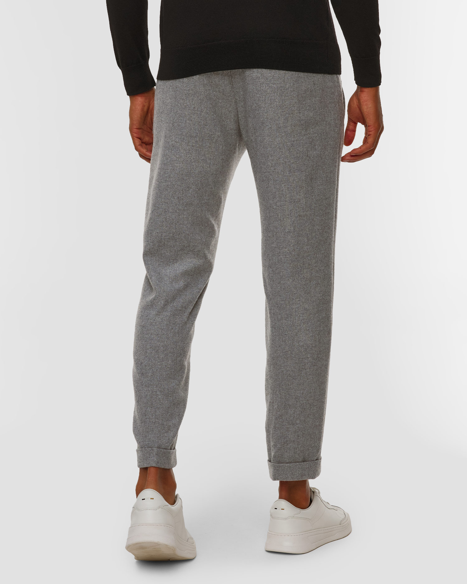 Pánske sivé vlnené nohavice Paul&Shark