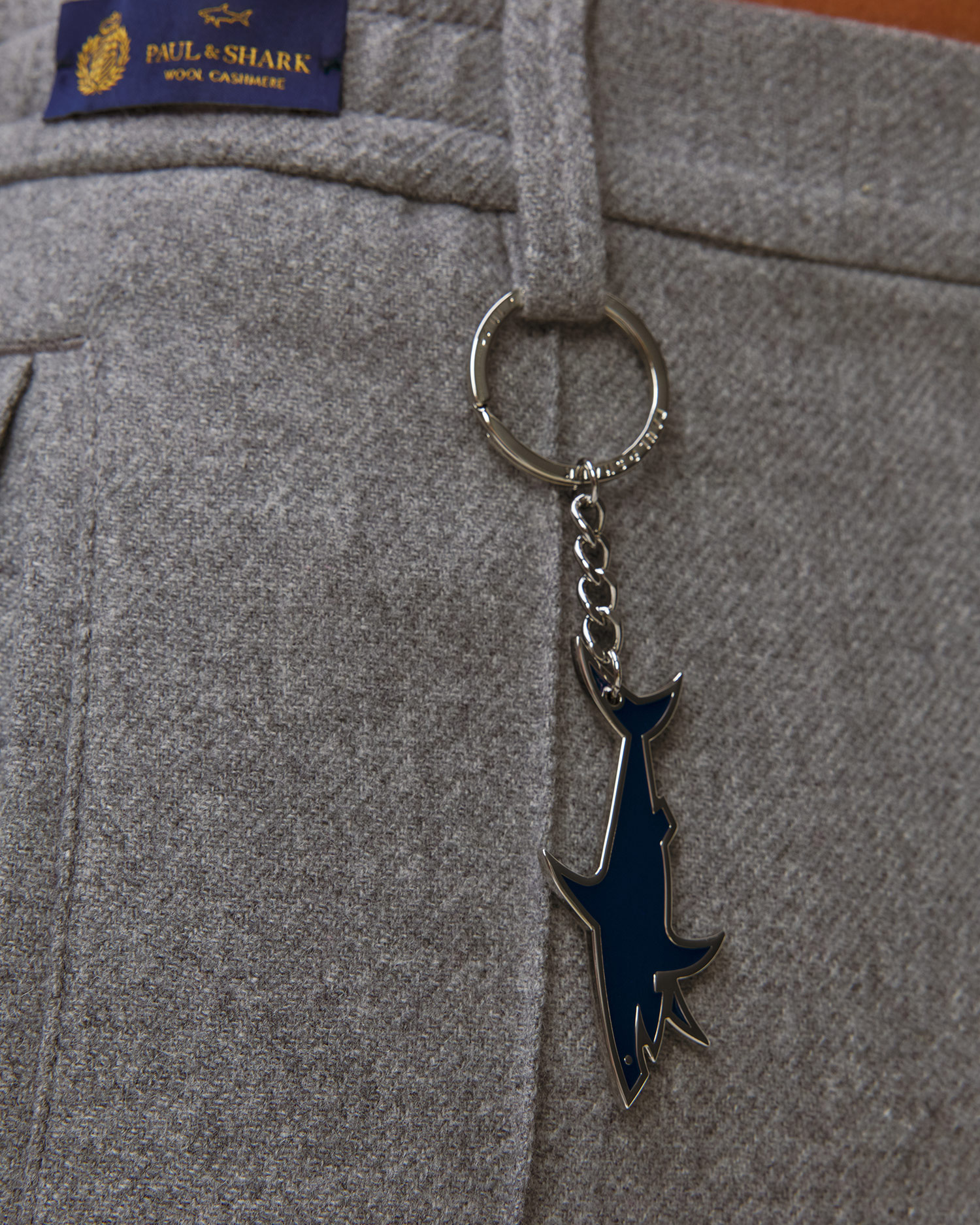 Pánske sivé vlnené nohavice Paul&Shark