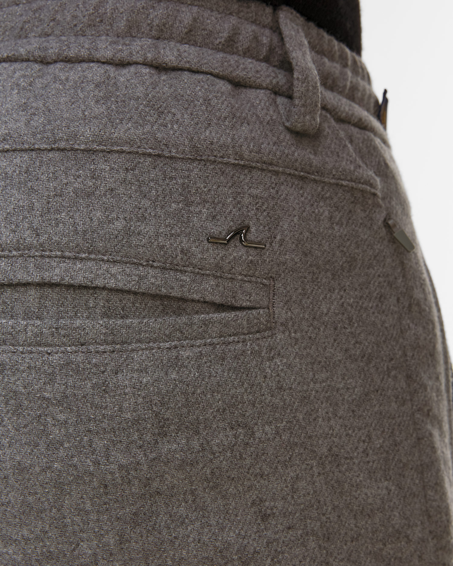 Pánske sivé vlnené nohavice Paul&Shark