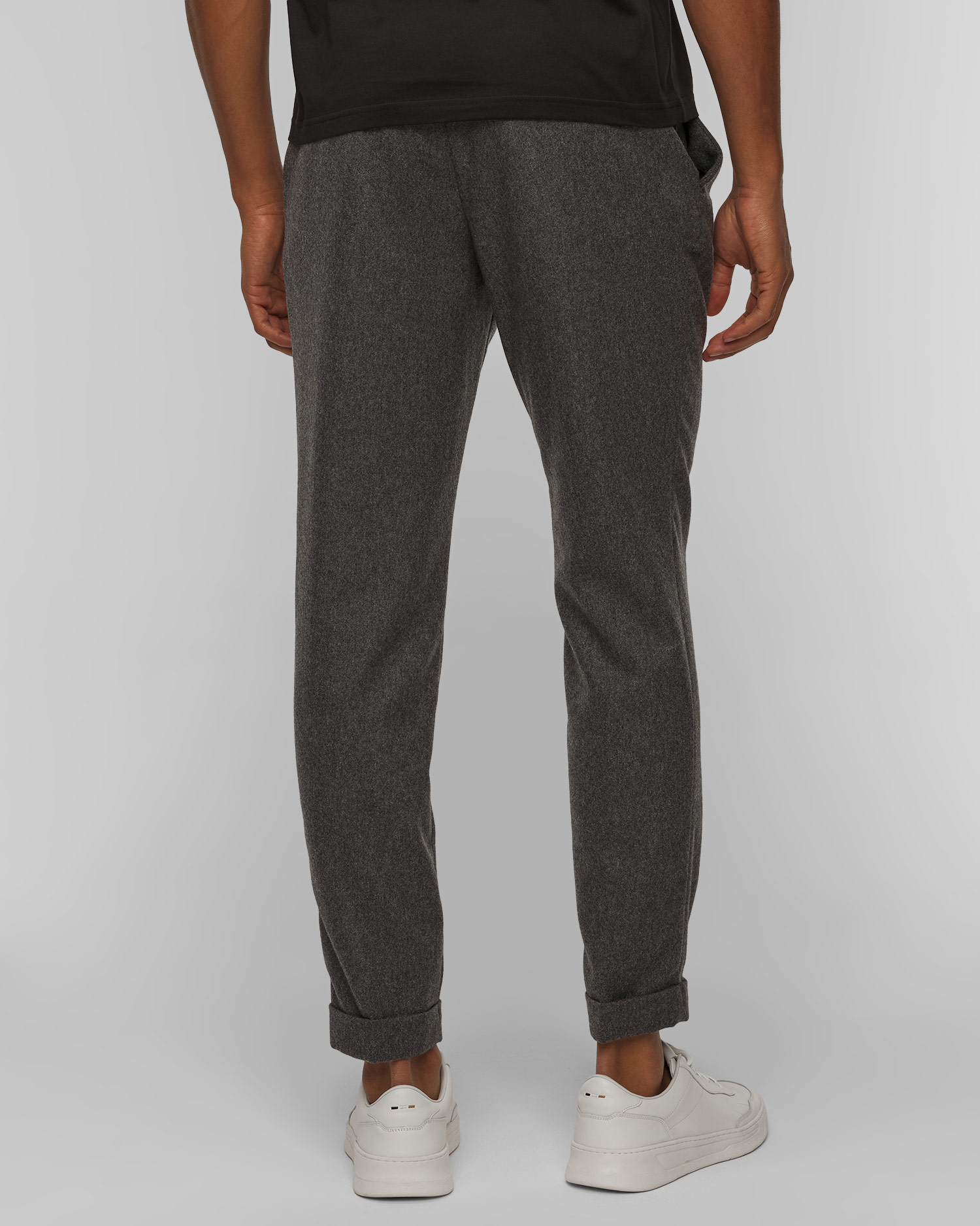 Pánske sivé vlnené nohavice Paul&Shark