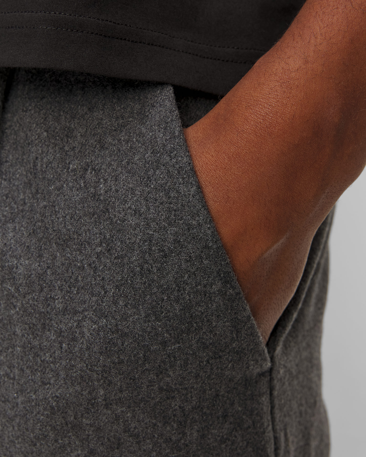 Pánske sivé vlnené nohavice Paul&Shark