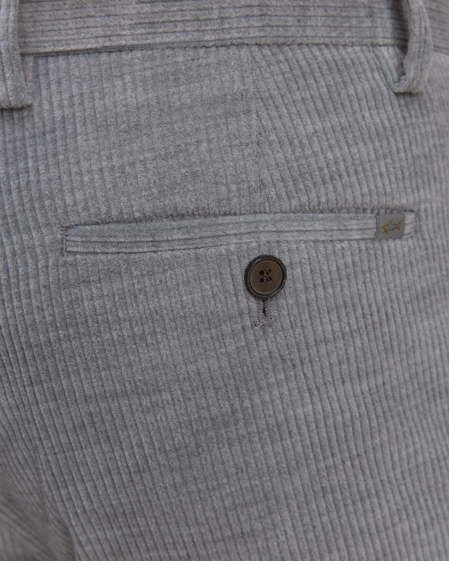 Paul&Shark Herren-Cordhose mit Kaschmir in Grau