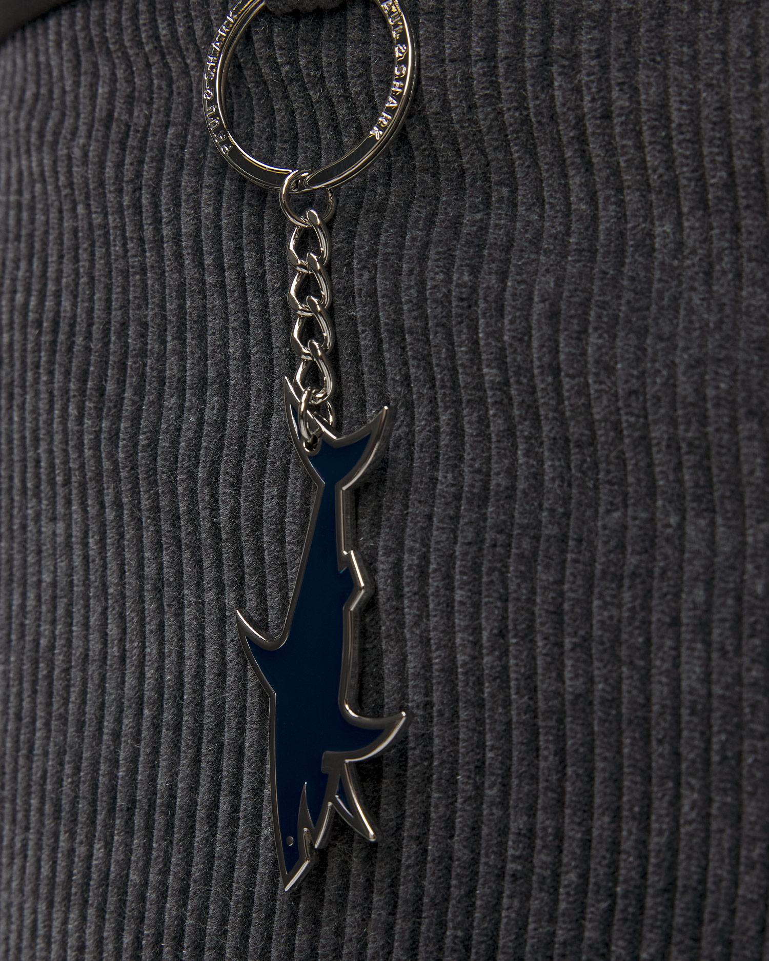 Pánske sivé menčestrové nohavice s kašmírom Paul&Shark