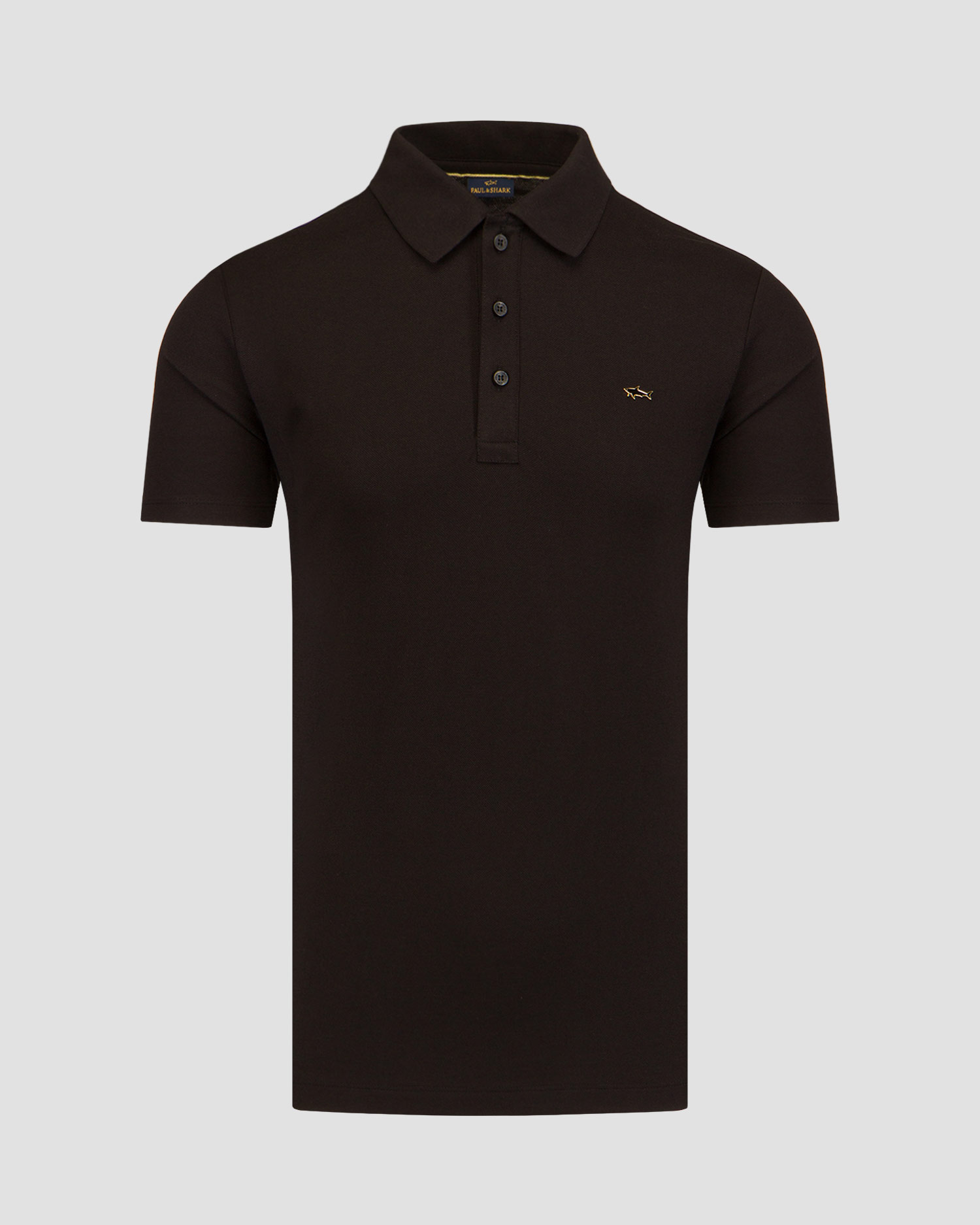 Polo noir pour hommes Paul&Shark