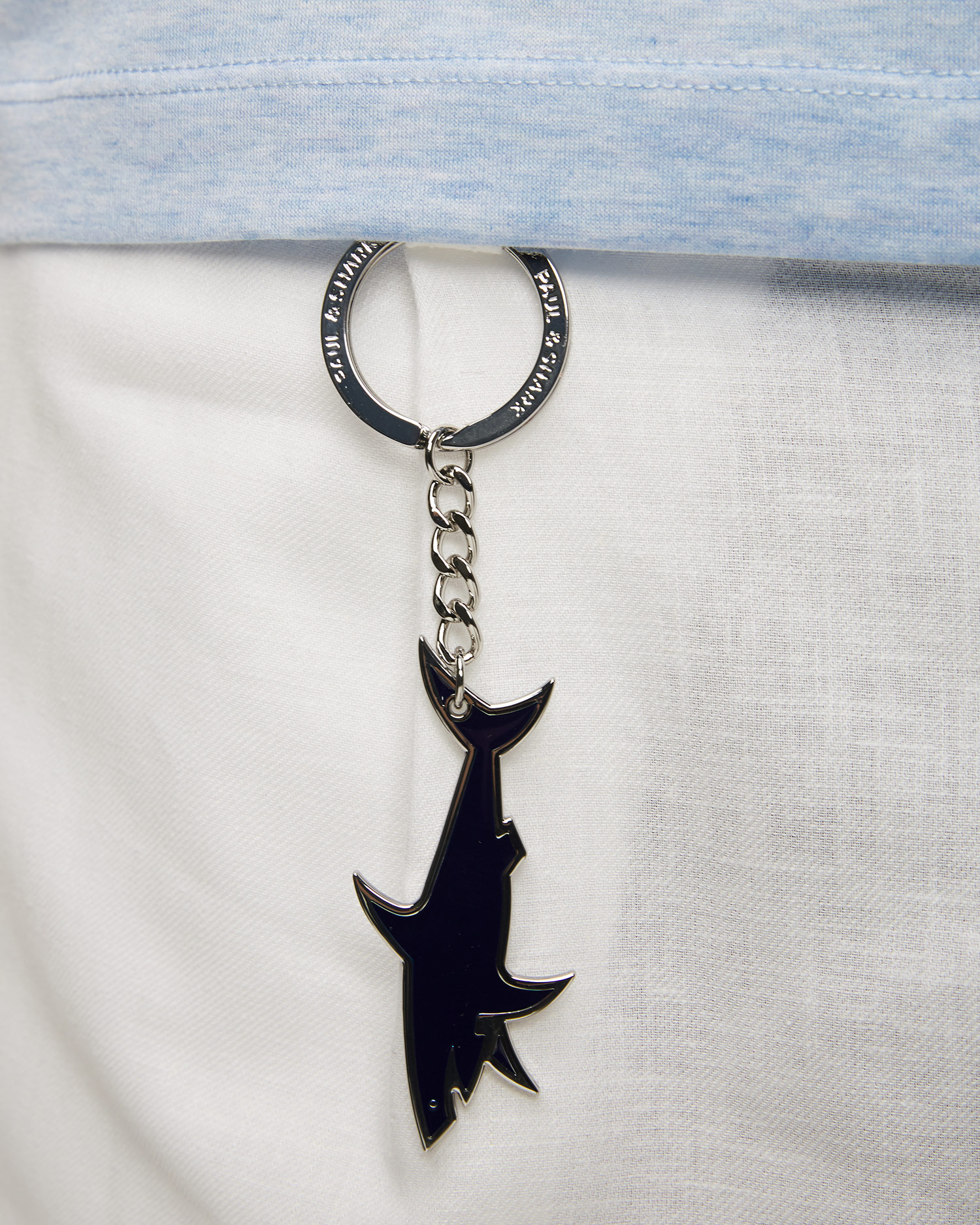 Pánske biele krátke nohavice s ľanom Paul&Shark Bermuda Coulisse 1 Pince