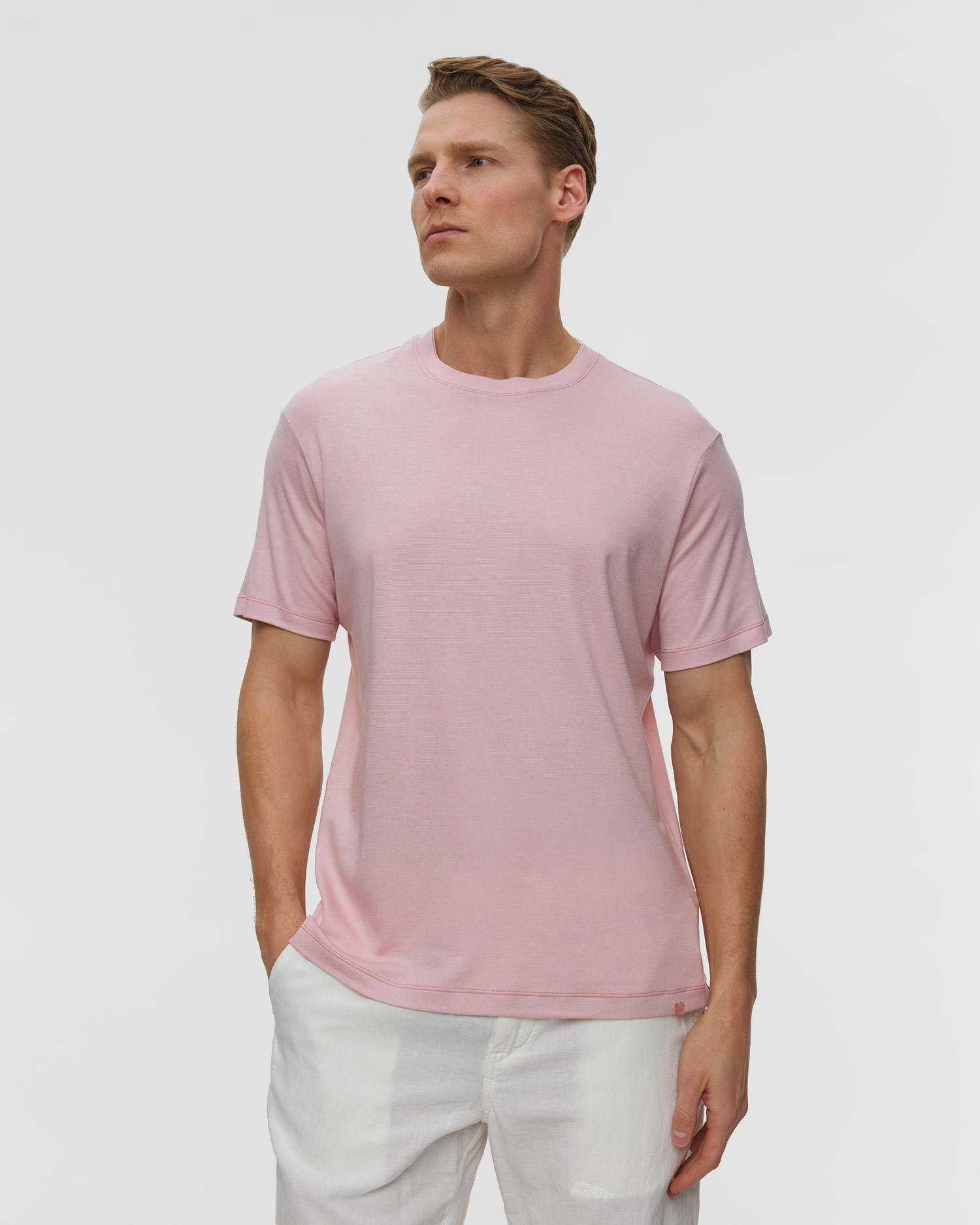 Růžové pánské tričko Paul&Shark